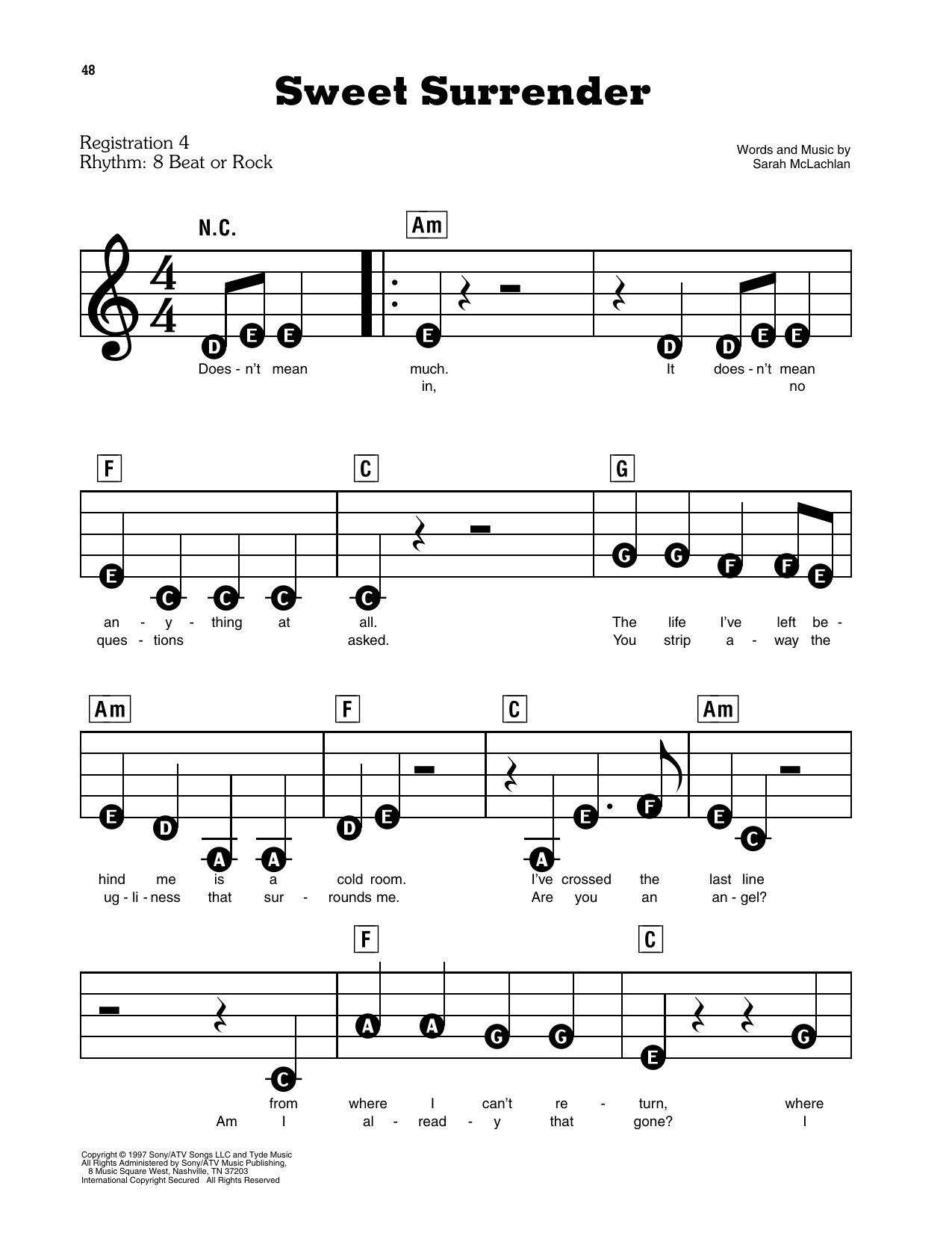 Sweet Surrender: E-Z Play Today