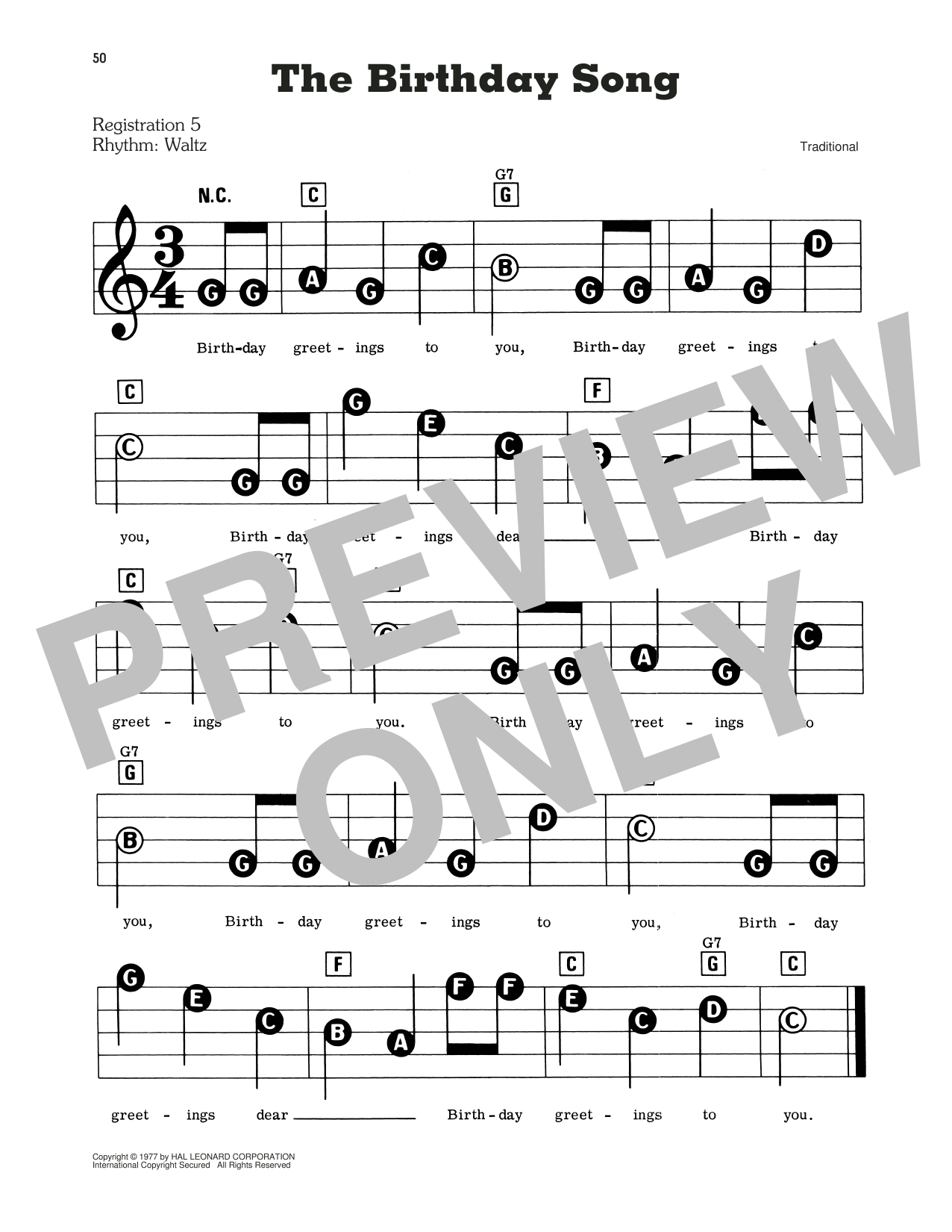 Birthday Song: E-Z Play Today