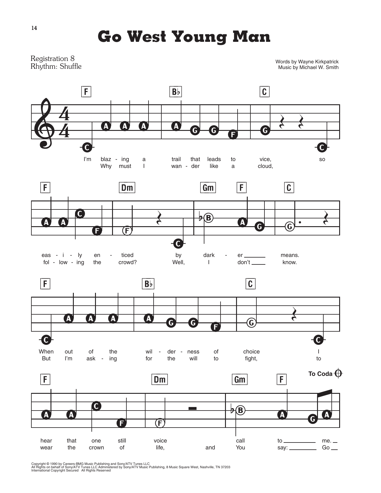 Go West Young Man: E-Z Play Today