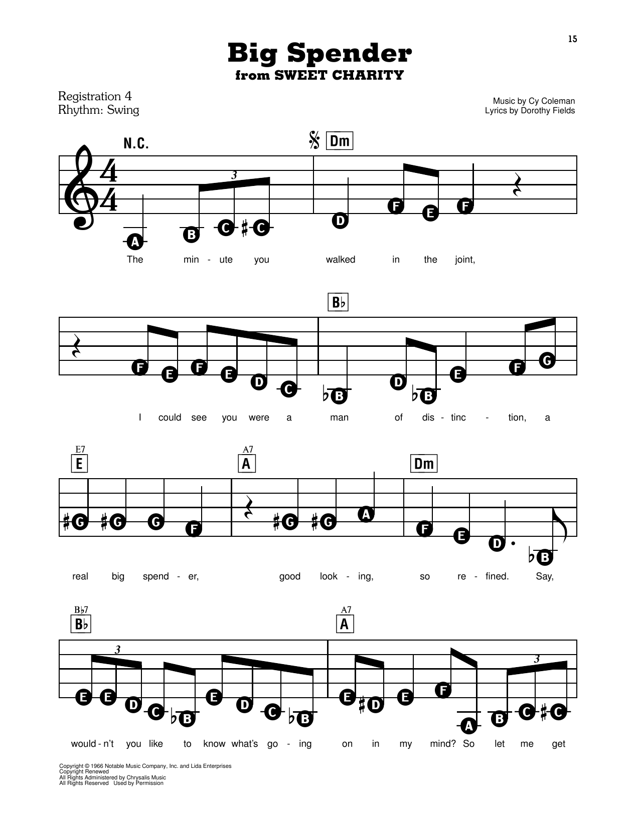 Big Spender (from Sweet Charity)