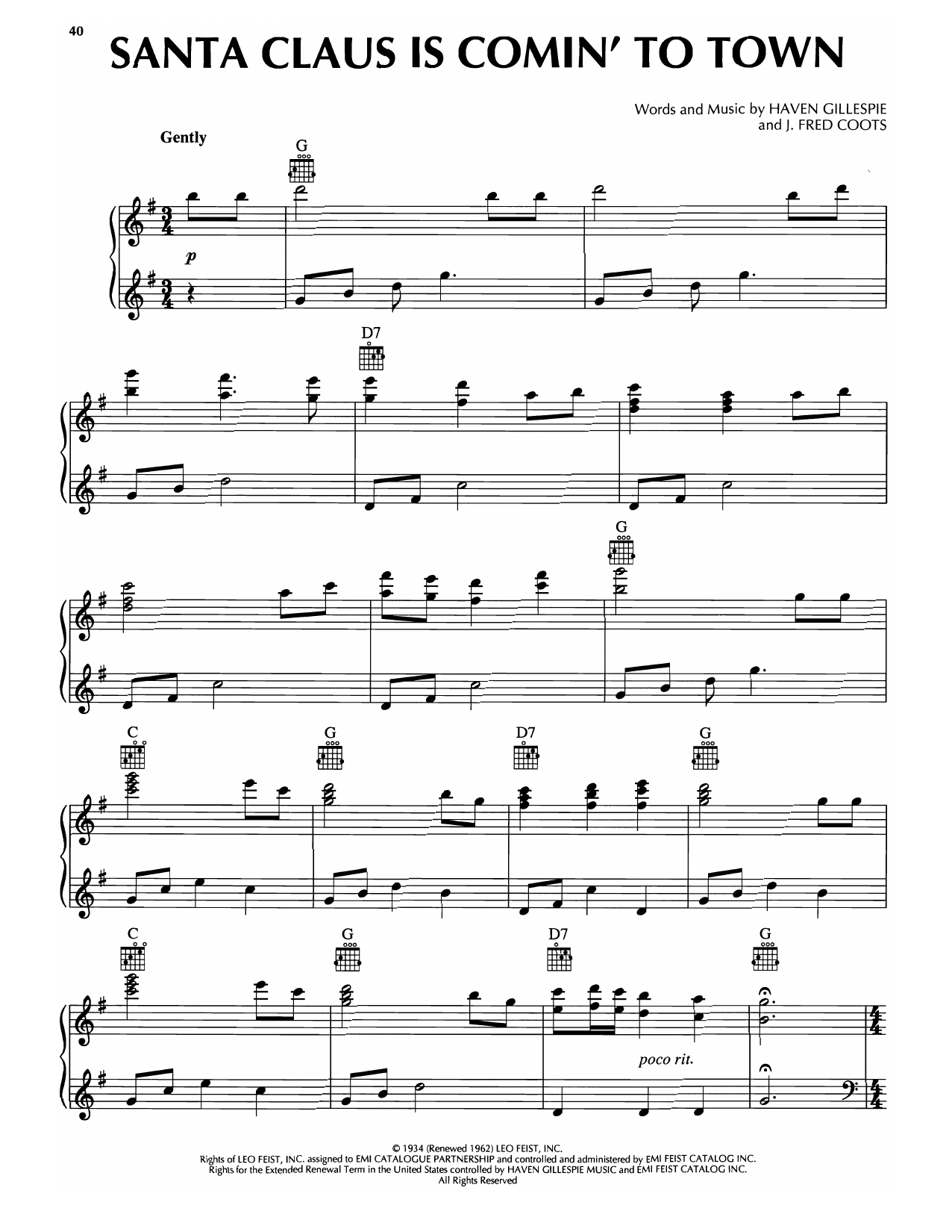 Santa Claus Is Comin' To Town