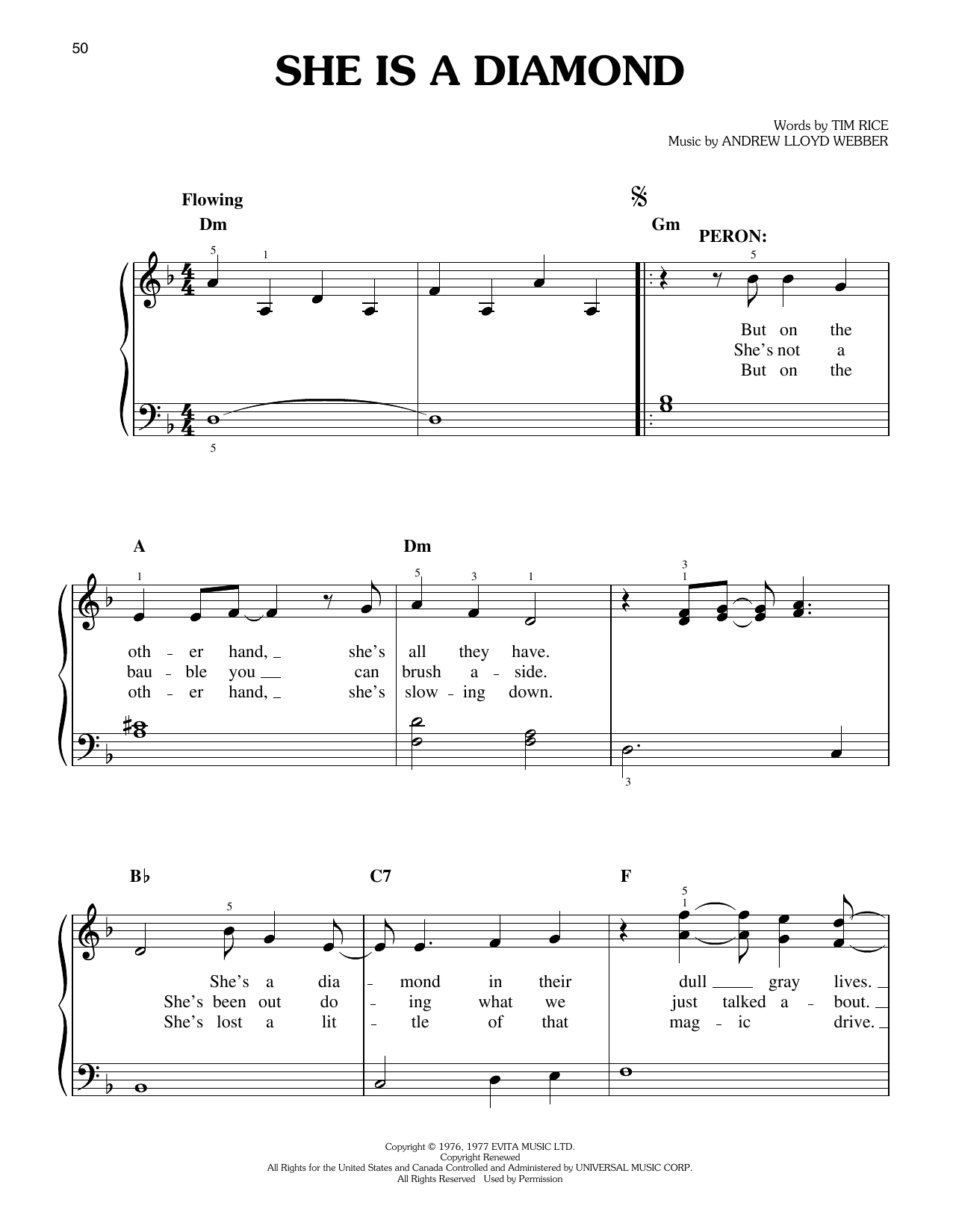 She Is A Diamond (from Evita)