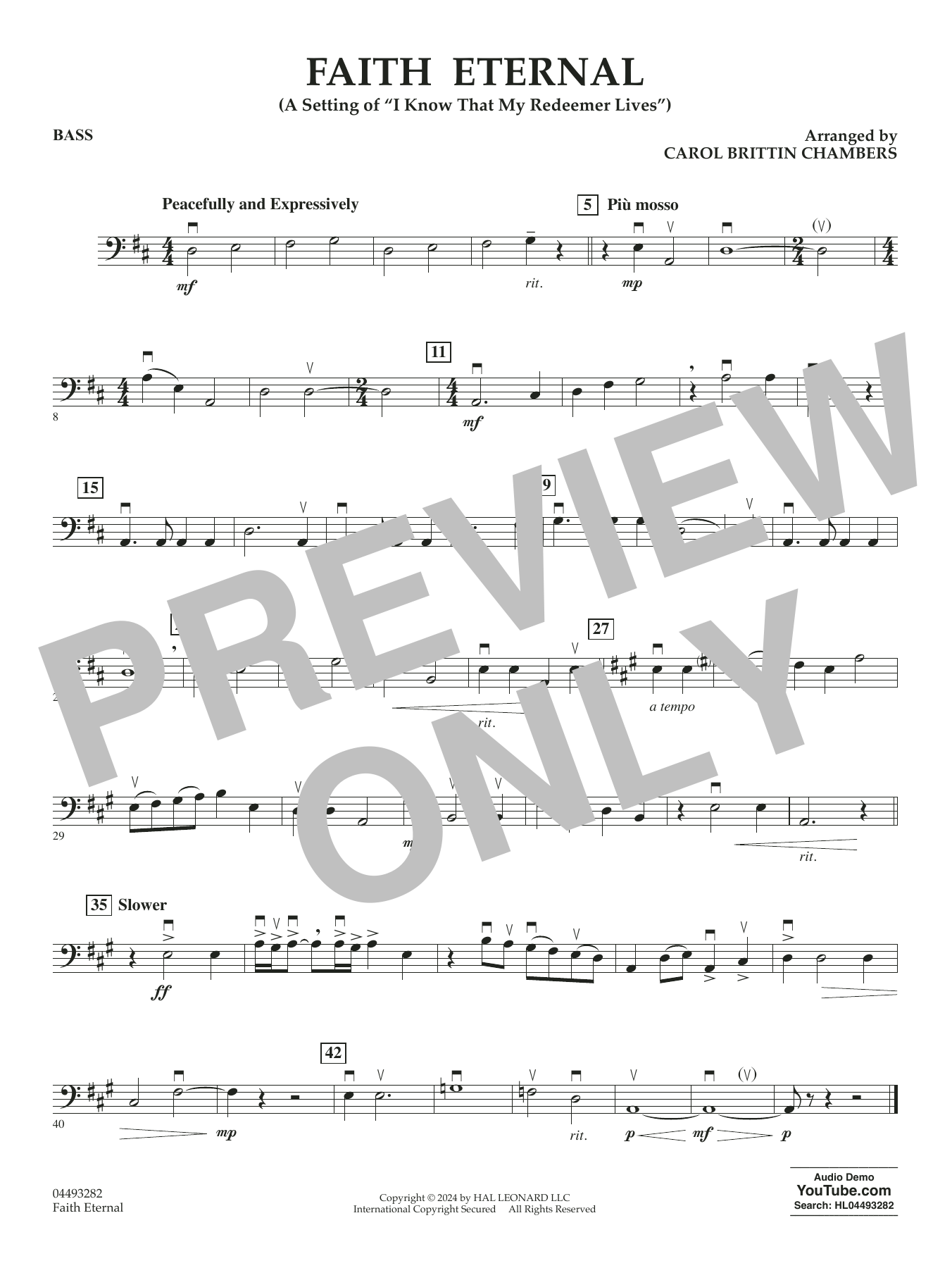 Faith Eternal - Bass