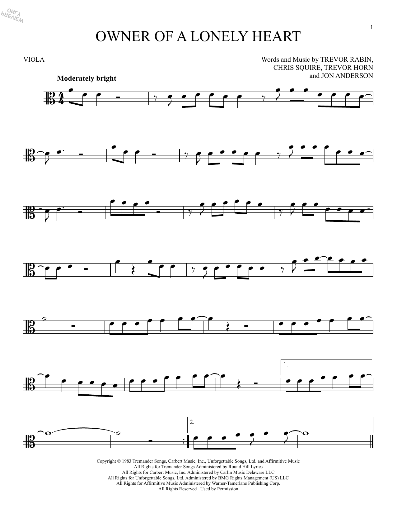 Owner Of A Lonely Heart