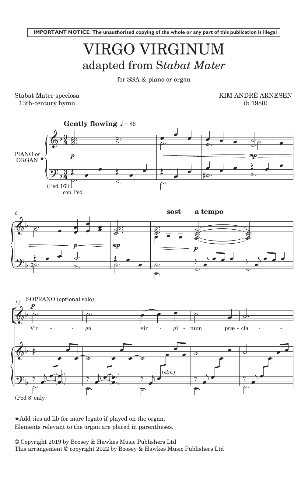 Virgo Virginum (Adapted from Stabat Mater)