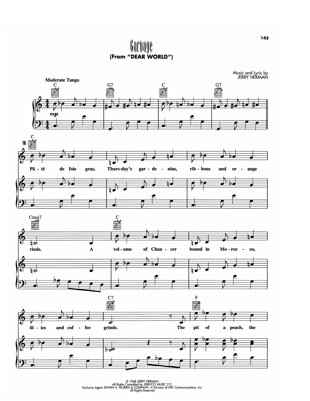 Garbage (from Dear World)