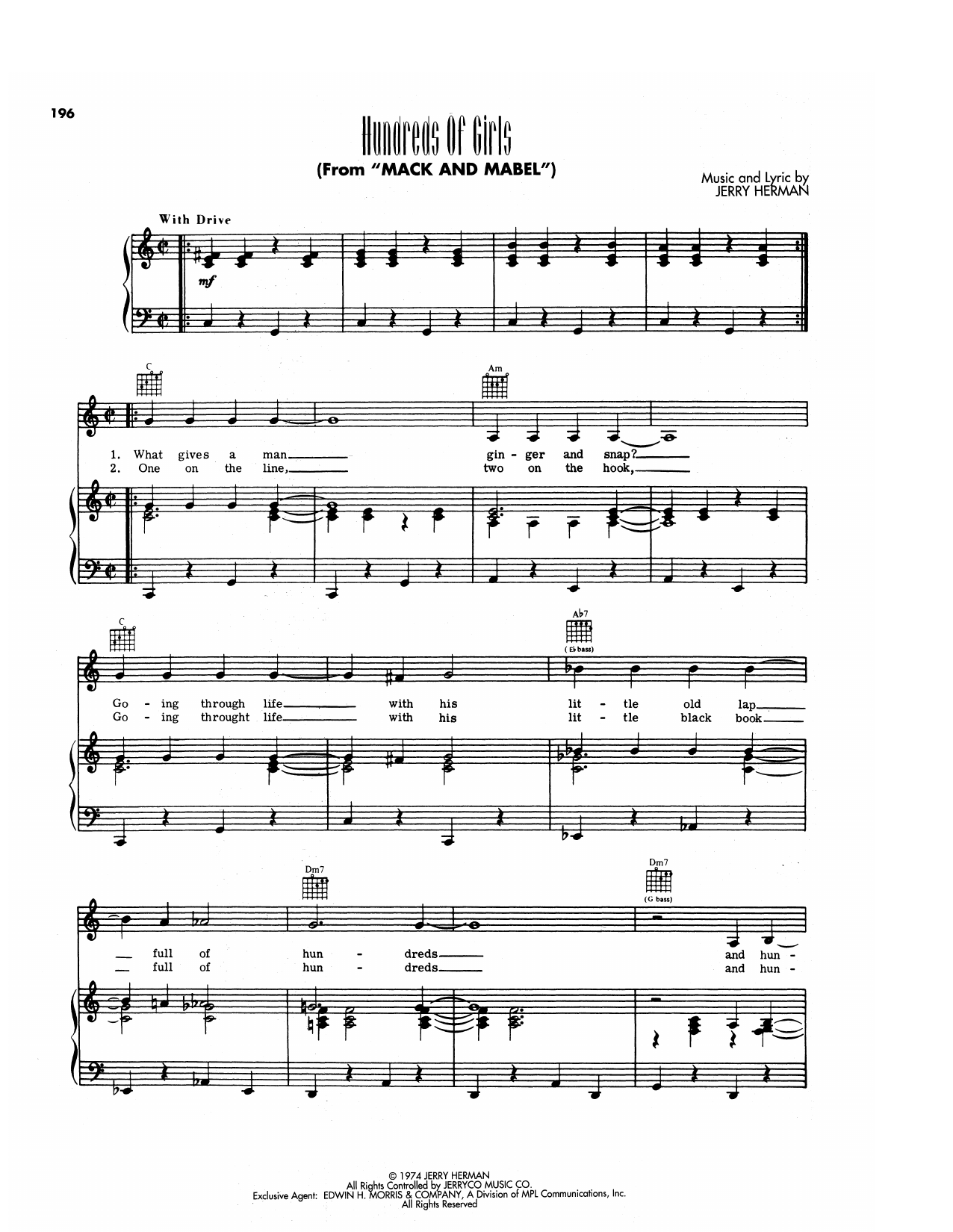 Hundreds Of Girls (from Mack & Mabel)