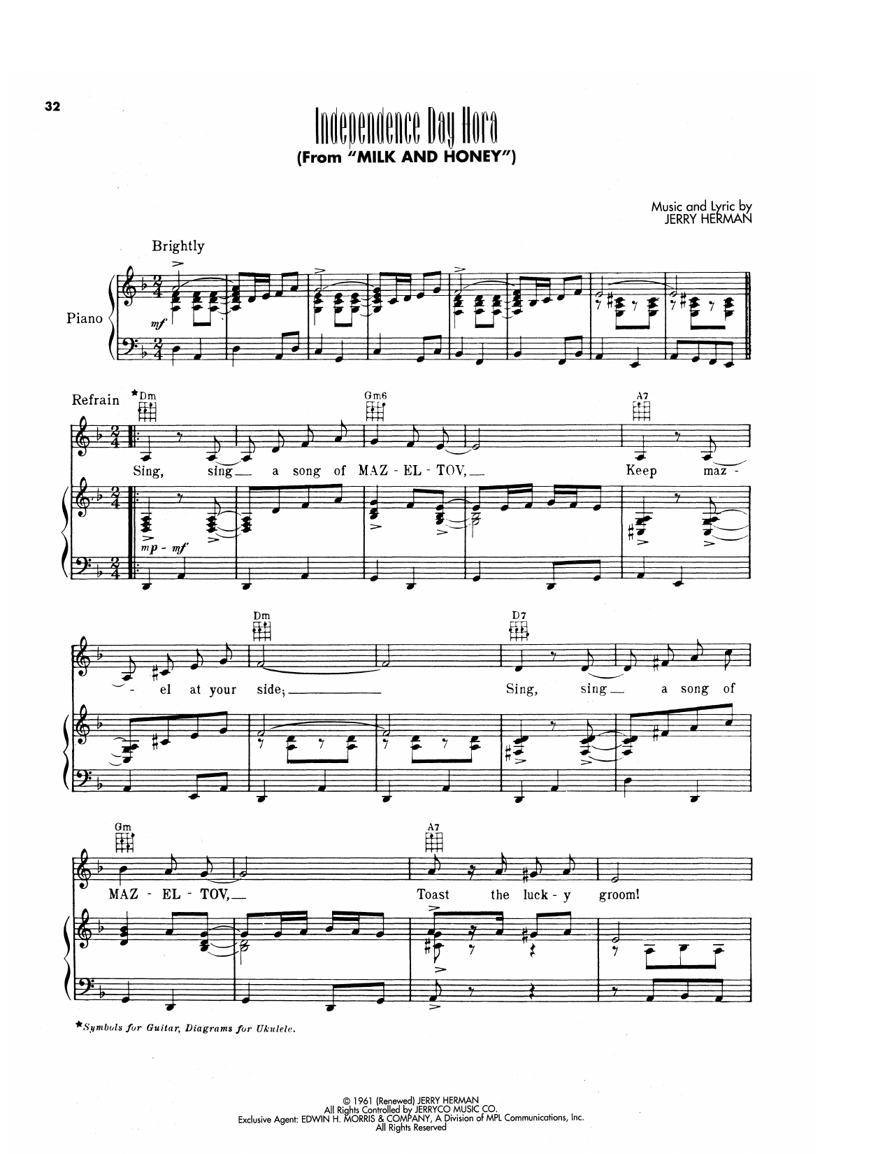 Independence Day Hora (from Milk And Honey)