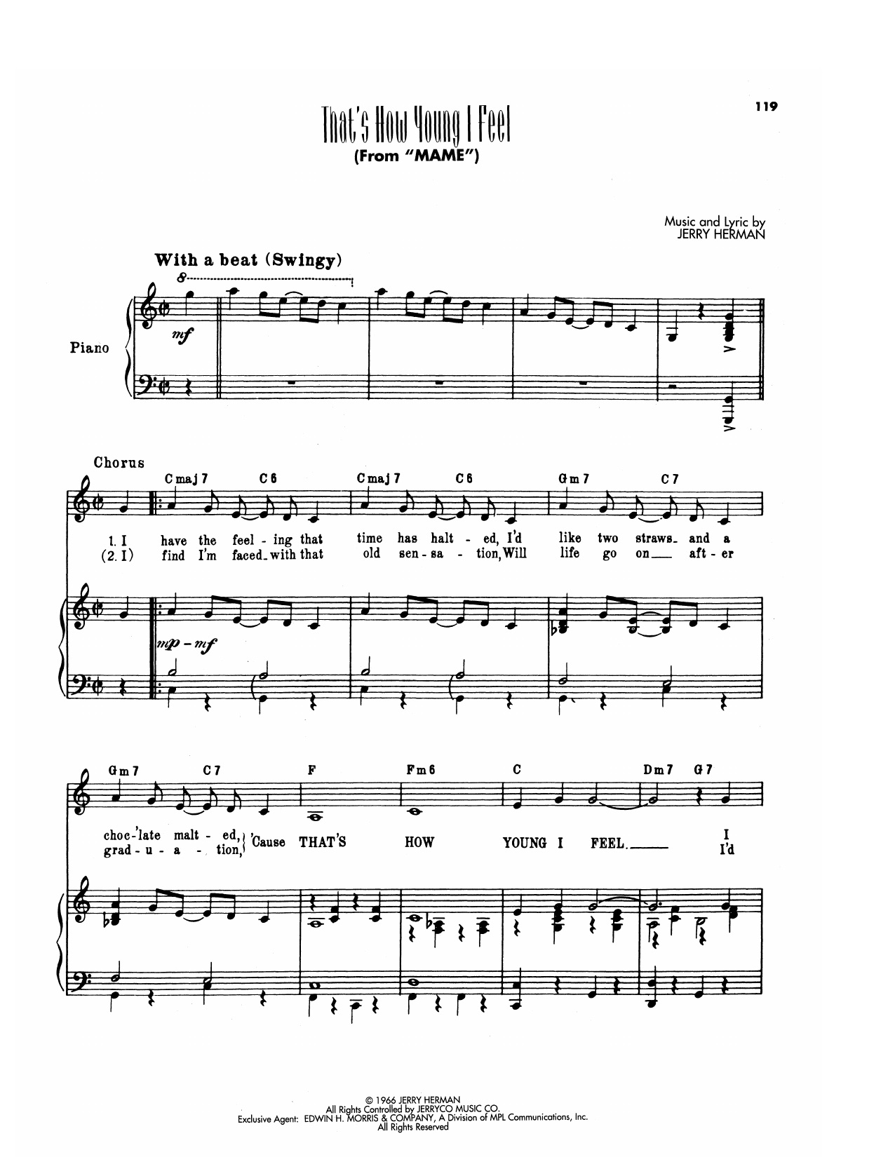 That's How Young I Feel (from Mame)