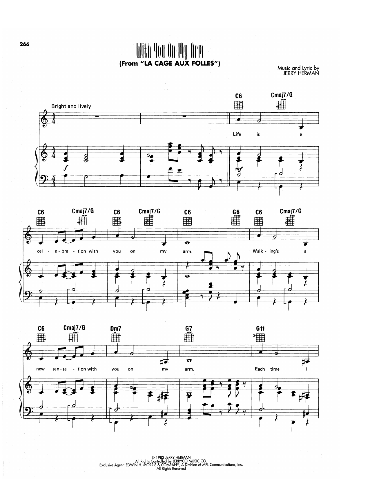 With You On My Arm (from La Cage aux Folles)