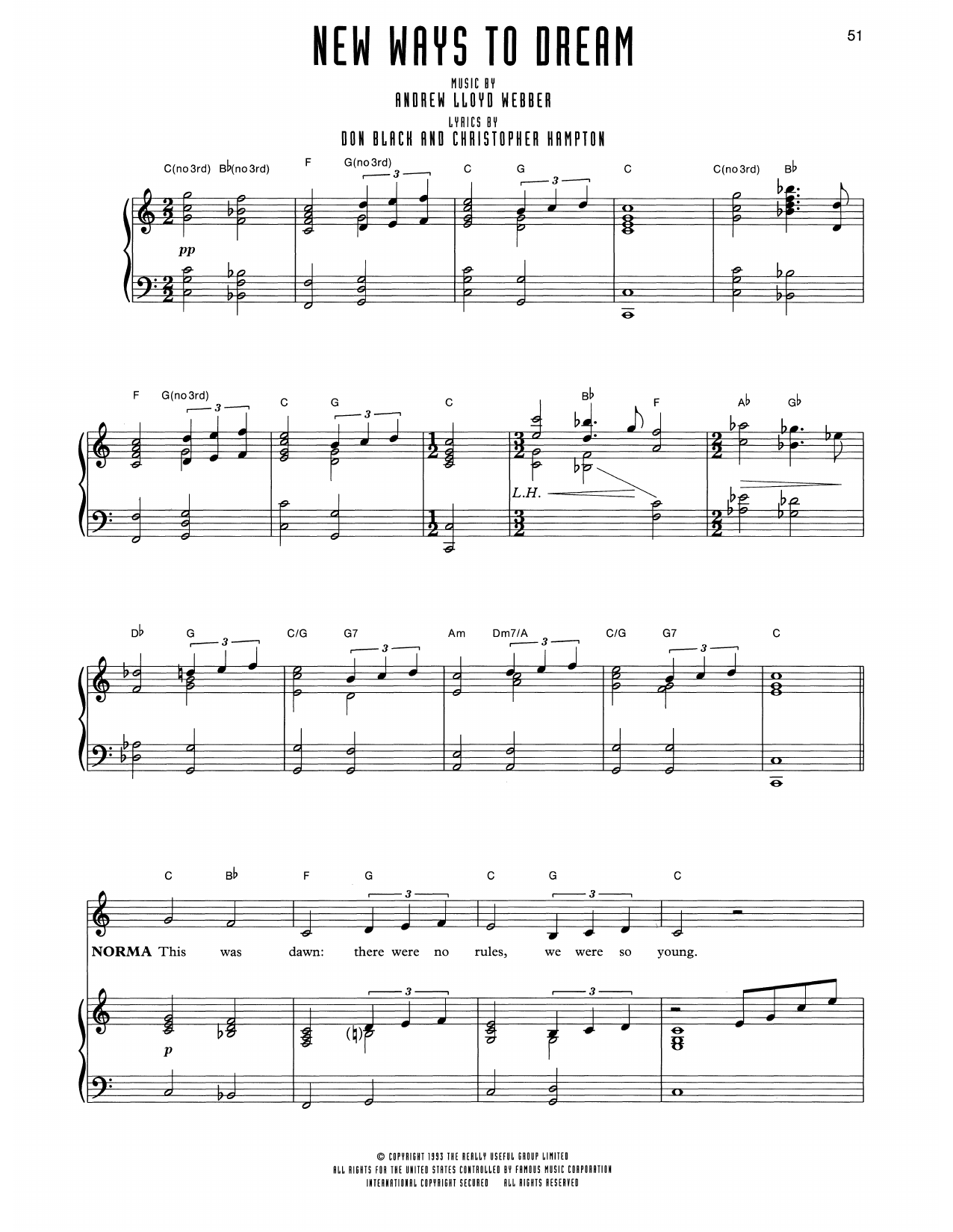 New Ways To Dream (from Sunset Boulevard)