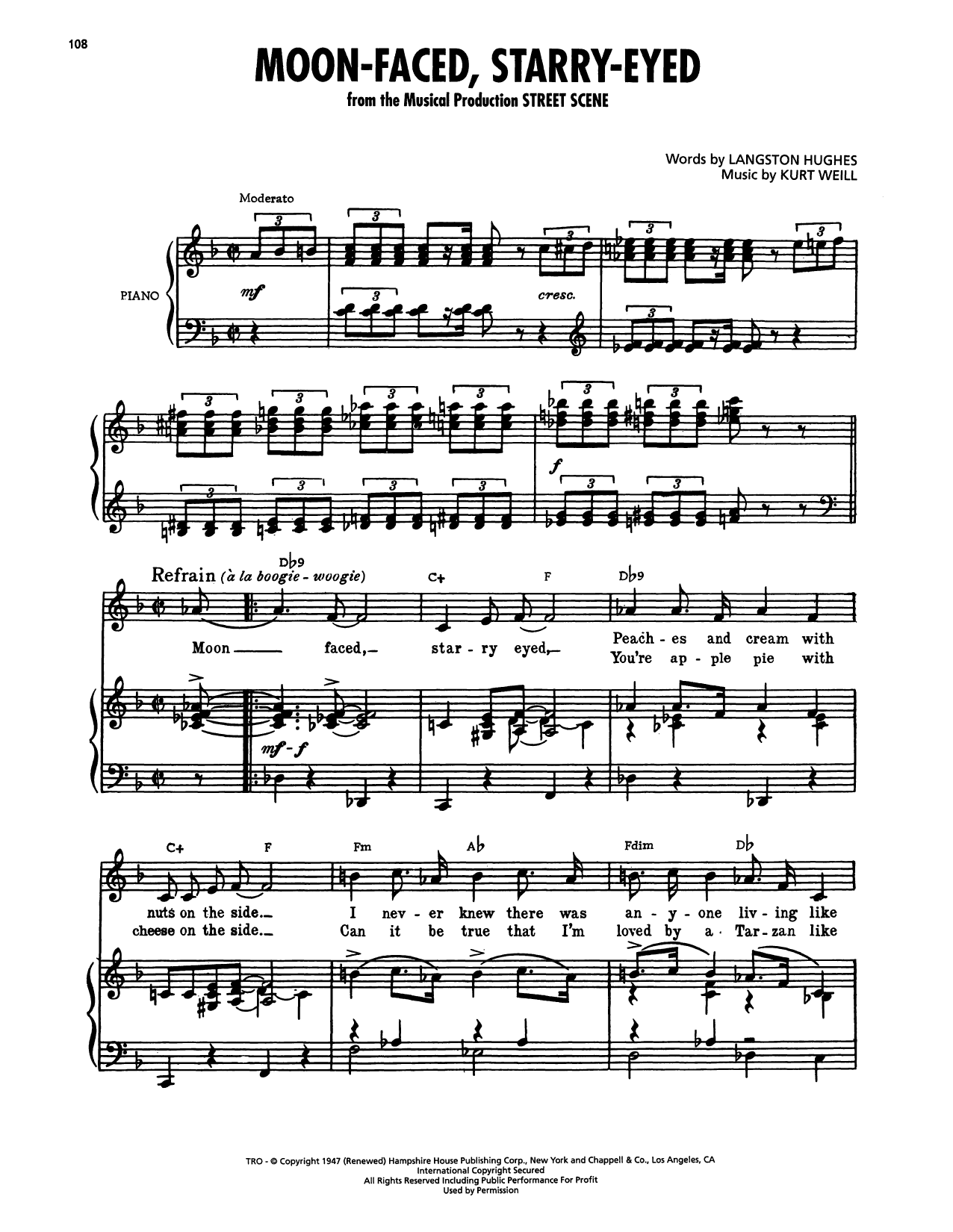 Moon-Faced, Starry-Eyed (from Street Scene)