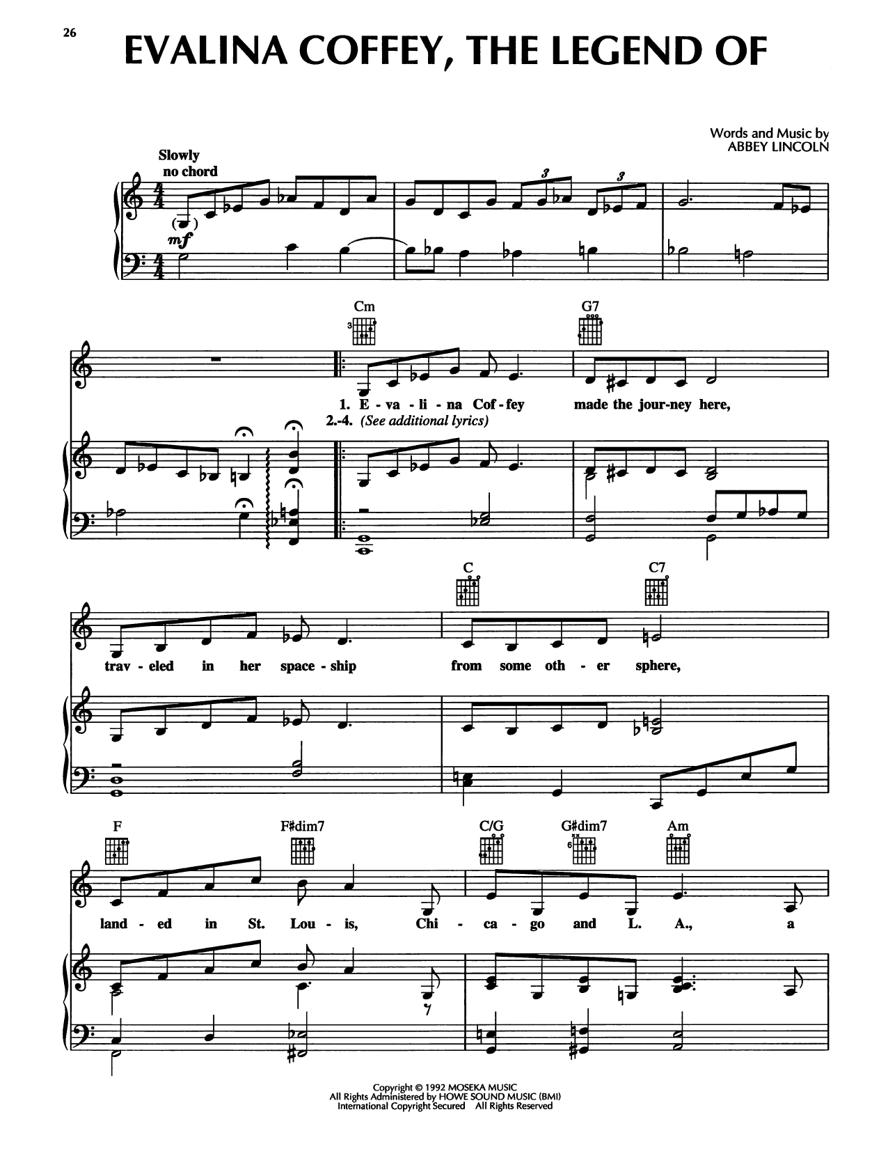 Evalina Coffey (The Legend Of)