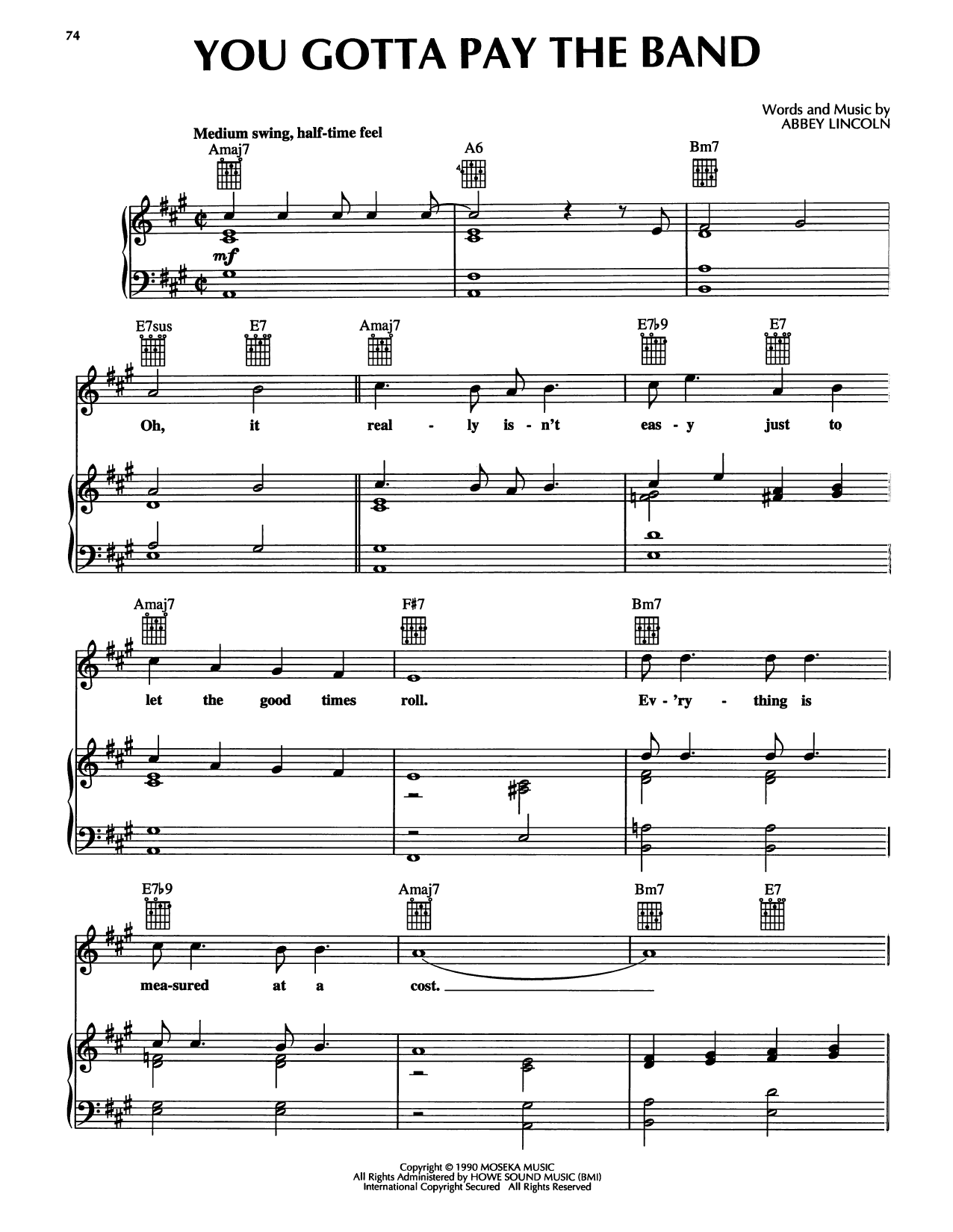 You Gotta Pay The Band