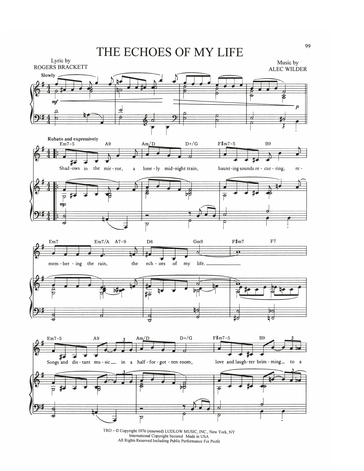 The Echoes Of My Life