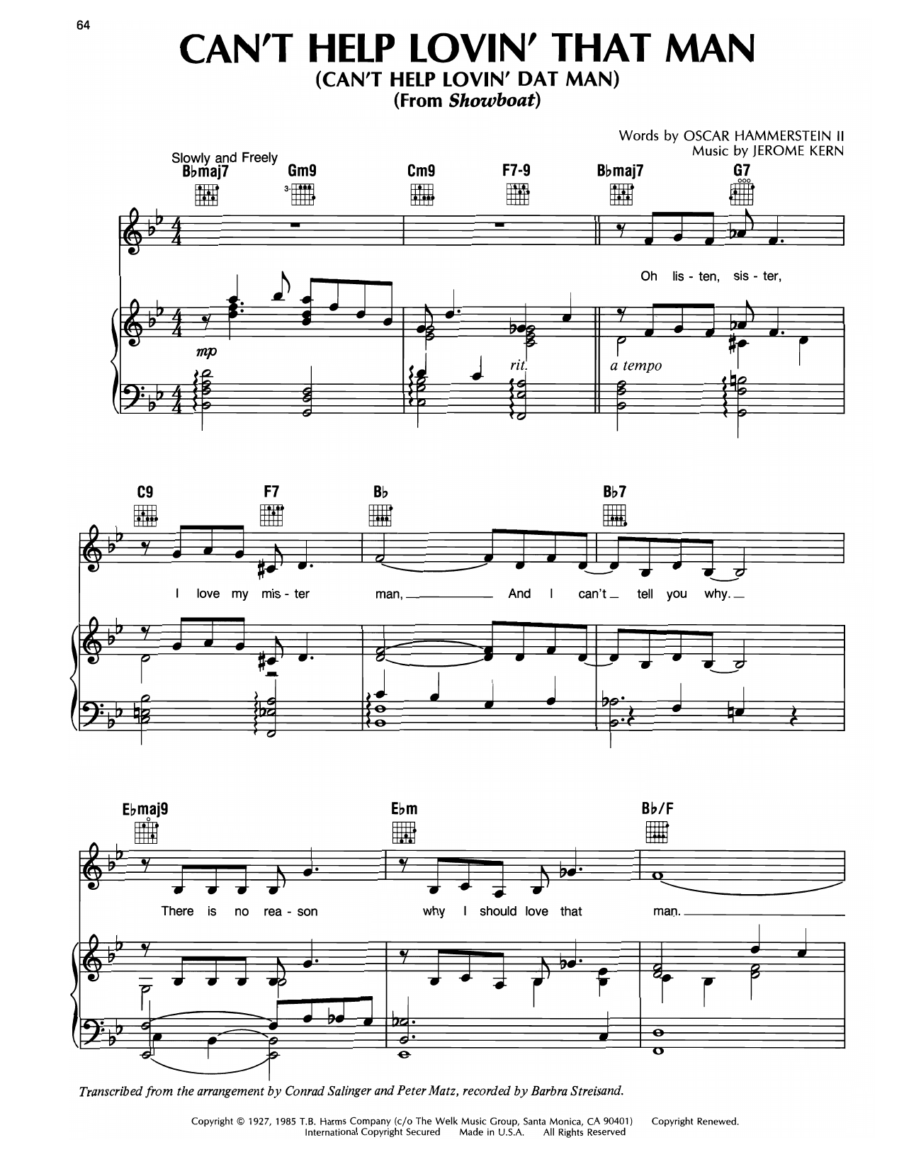 Can't Help Lovin' Dat Man