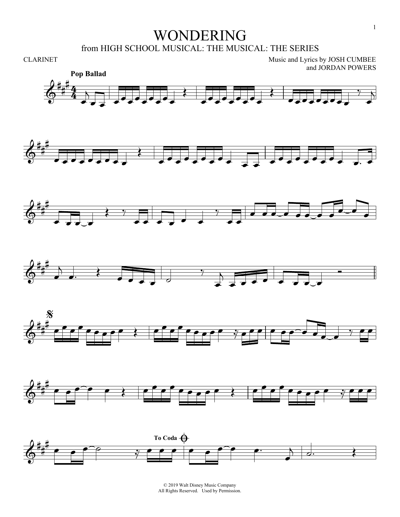 Wondering (from High School Musical: The Musical: The Series)