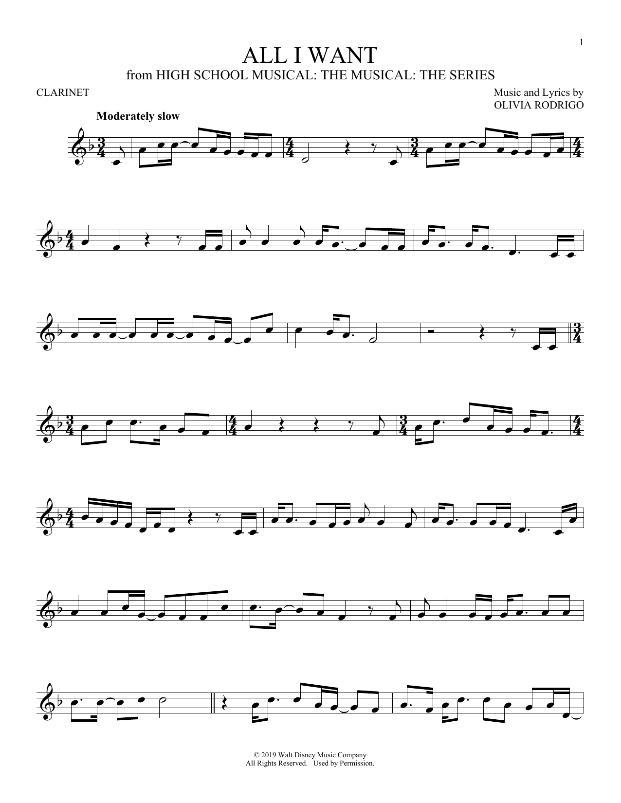 All I Want (from High School Musical: The Musical: The Series)