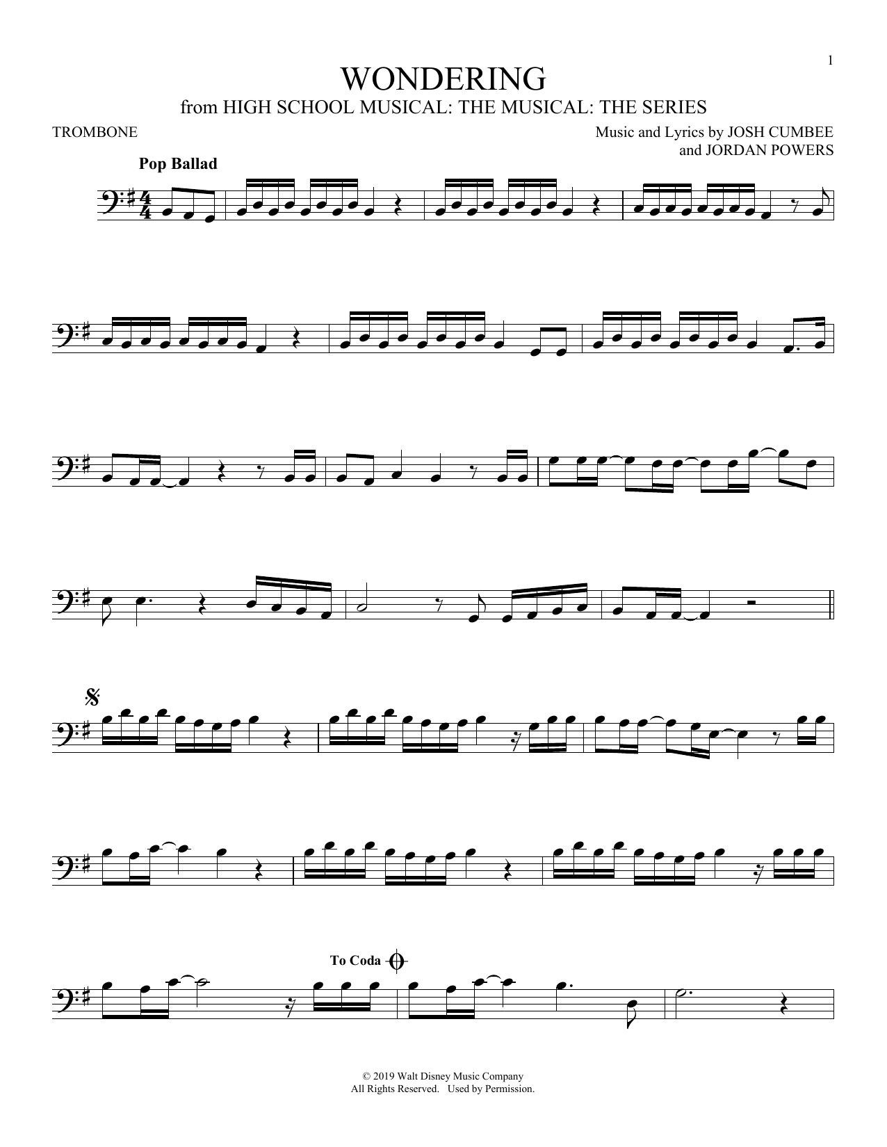 Wondering (from High School Musical: The Musical: The Series)