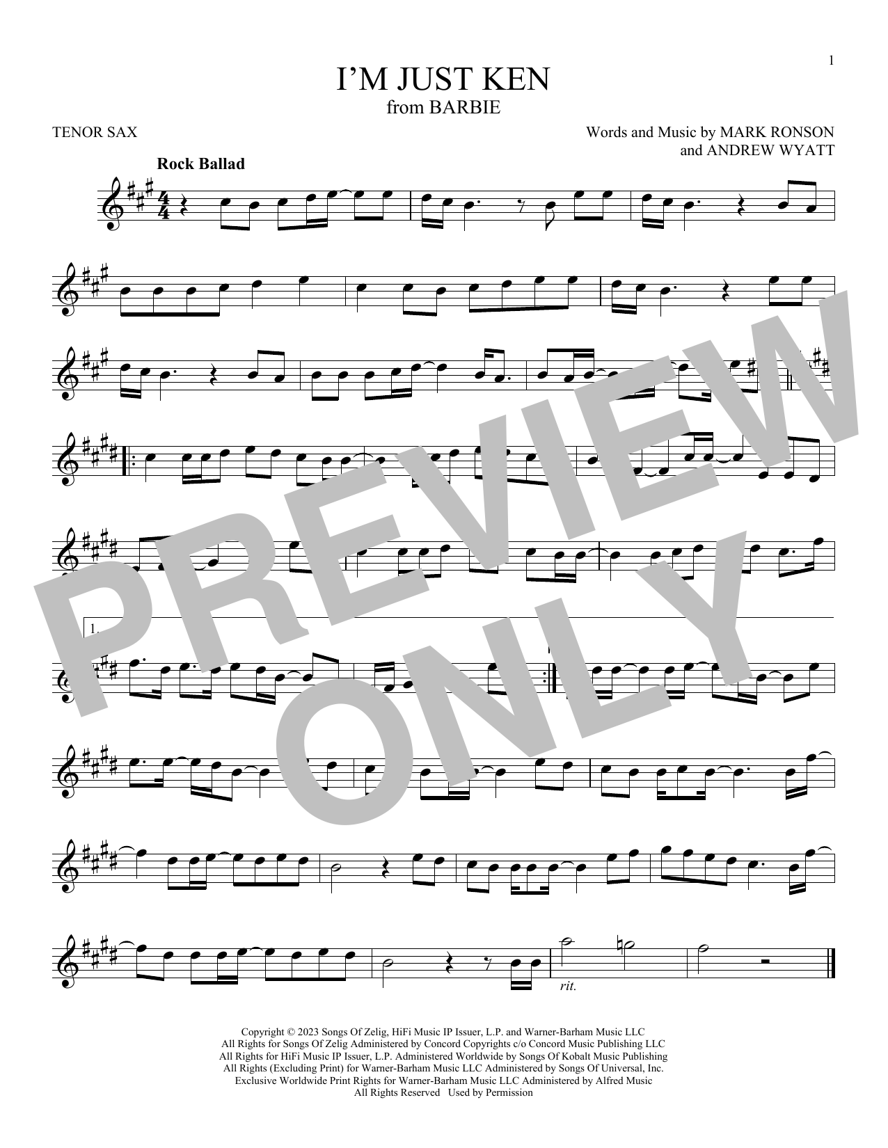 I'm Just Ken (from Barbie)