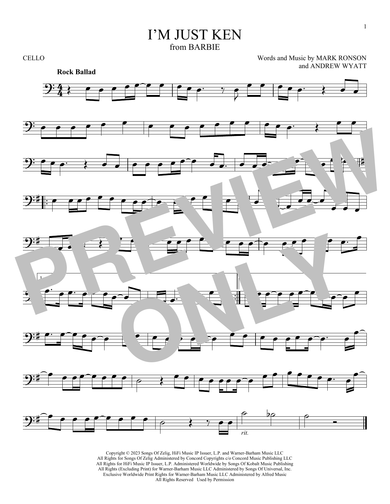 I'm Just Ken (from Barbie)