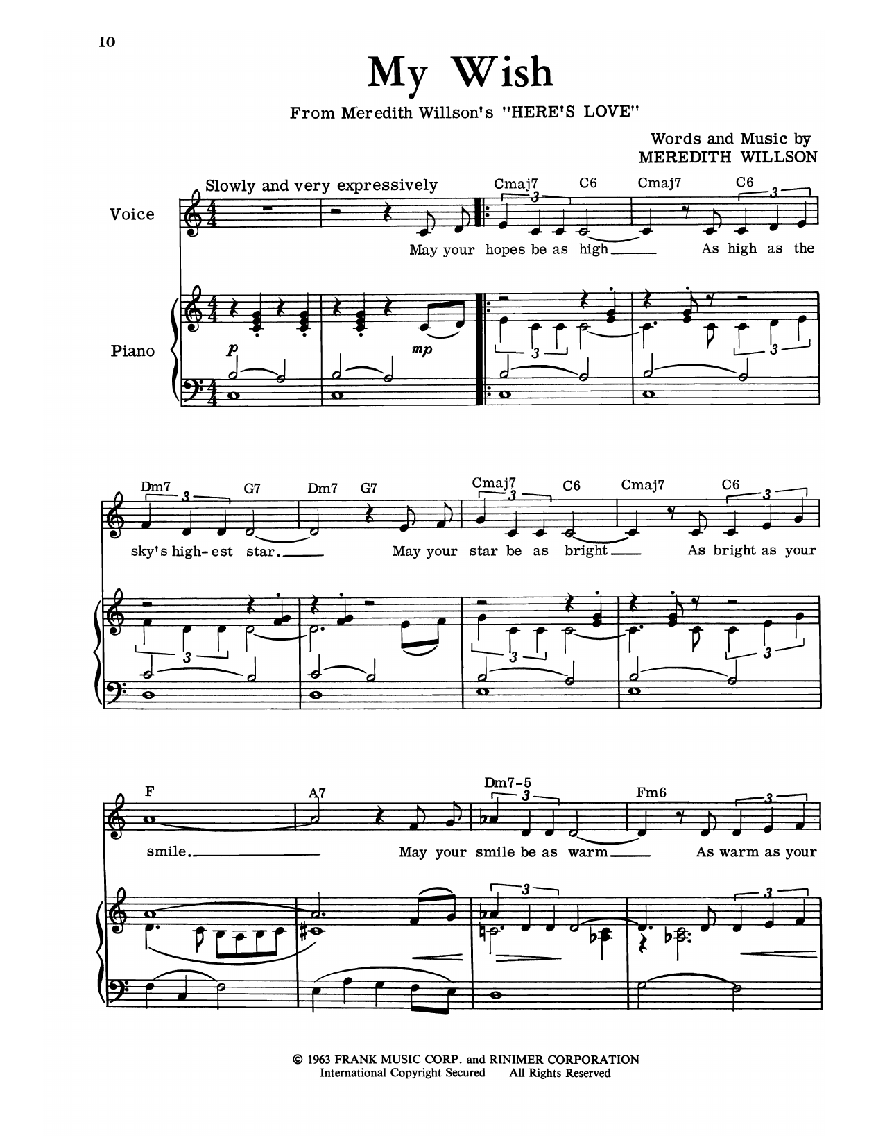 My Wish (from Here's Love)