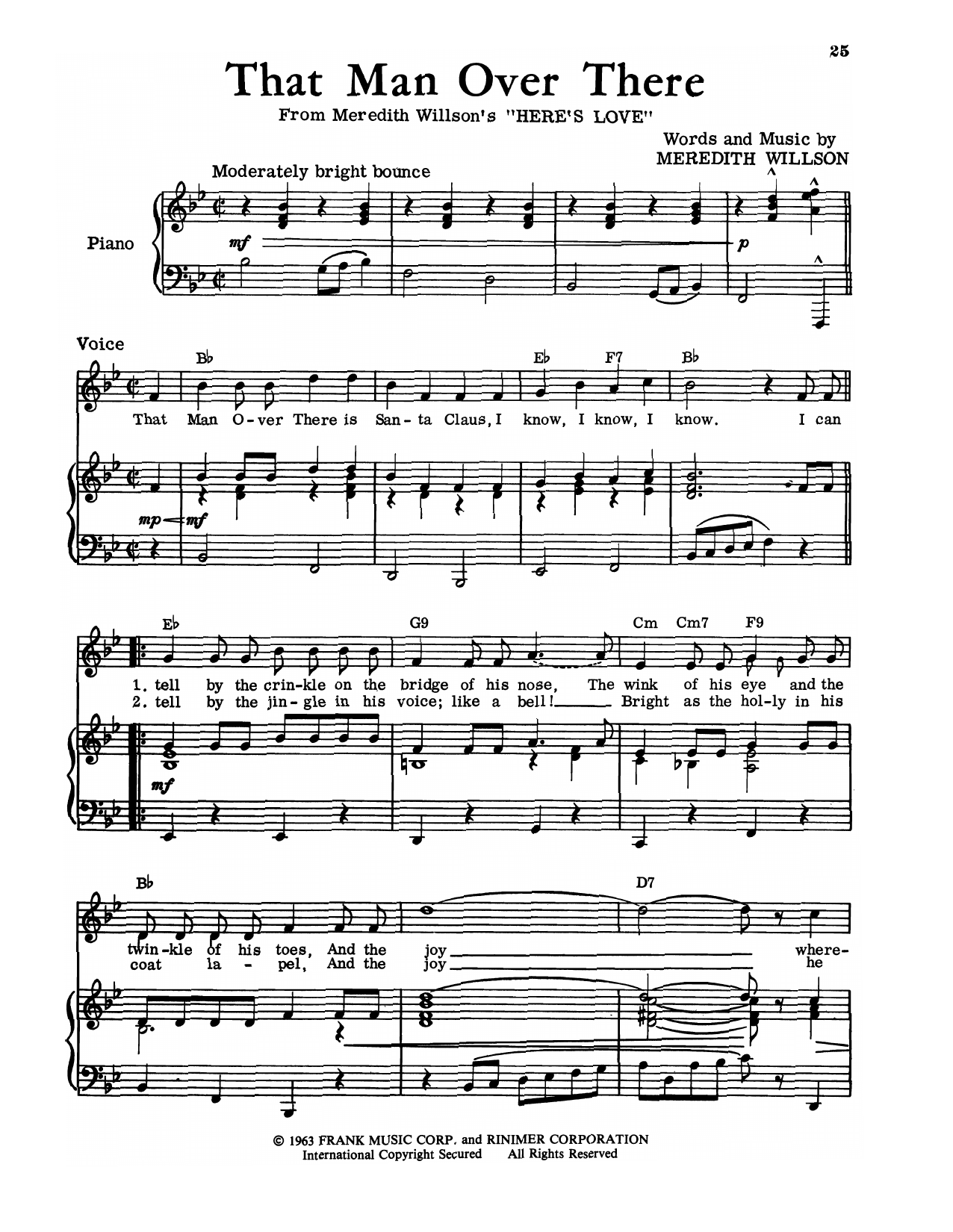 That Man Over There (from Here's Love)