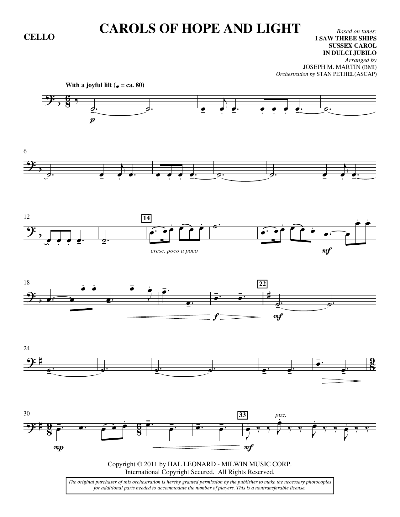 Tapestry of Light - Cello