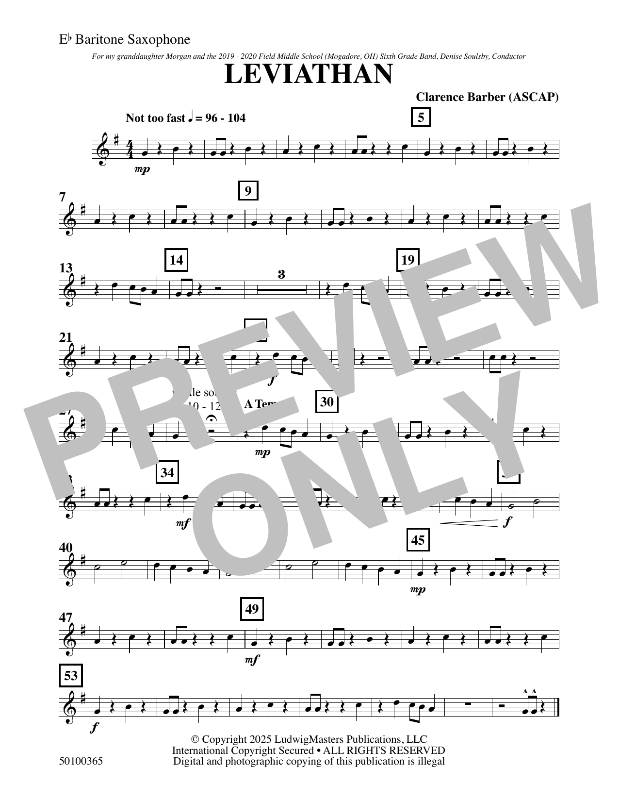 Leviathan - Baritone Saxophone