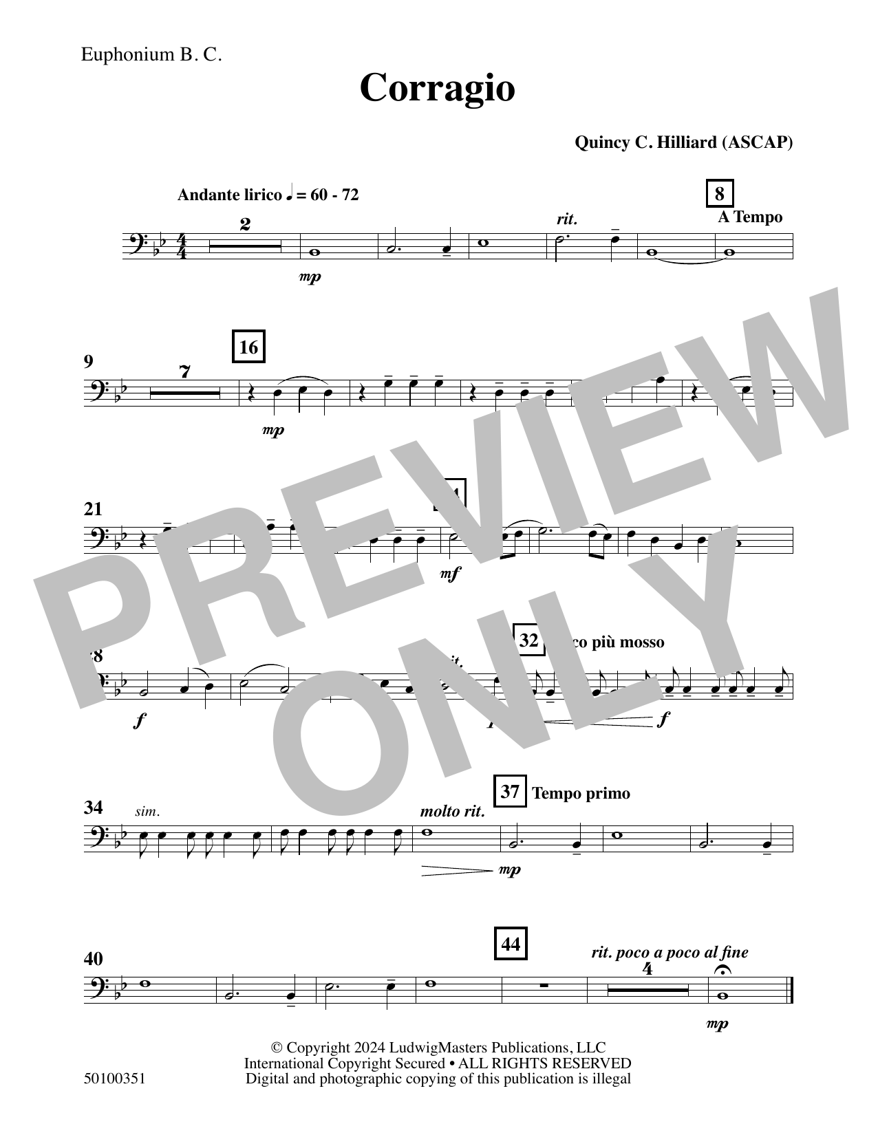 Coraggio - Euphonium BC