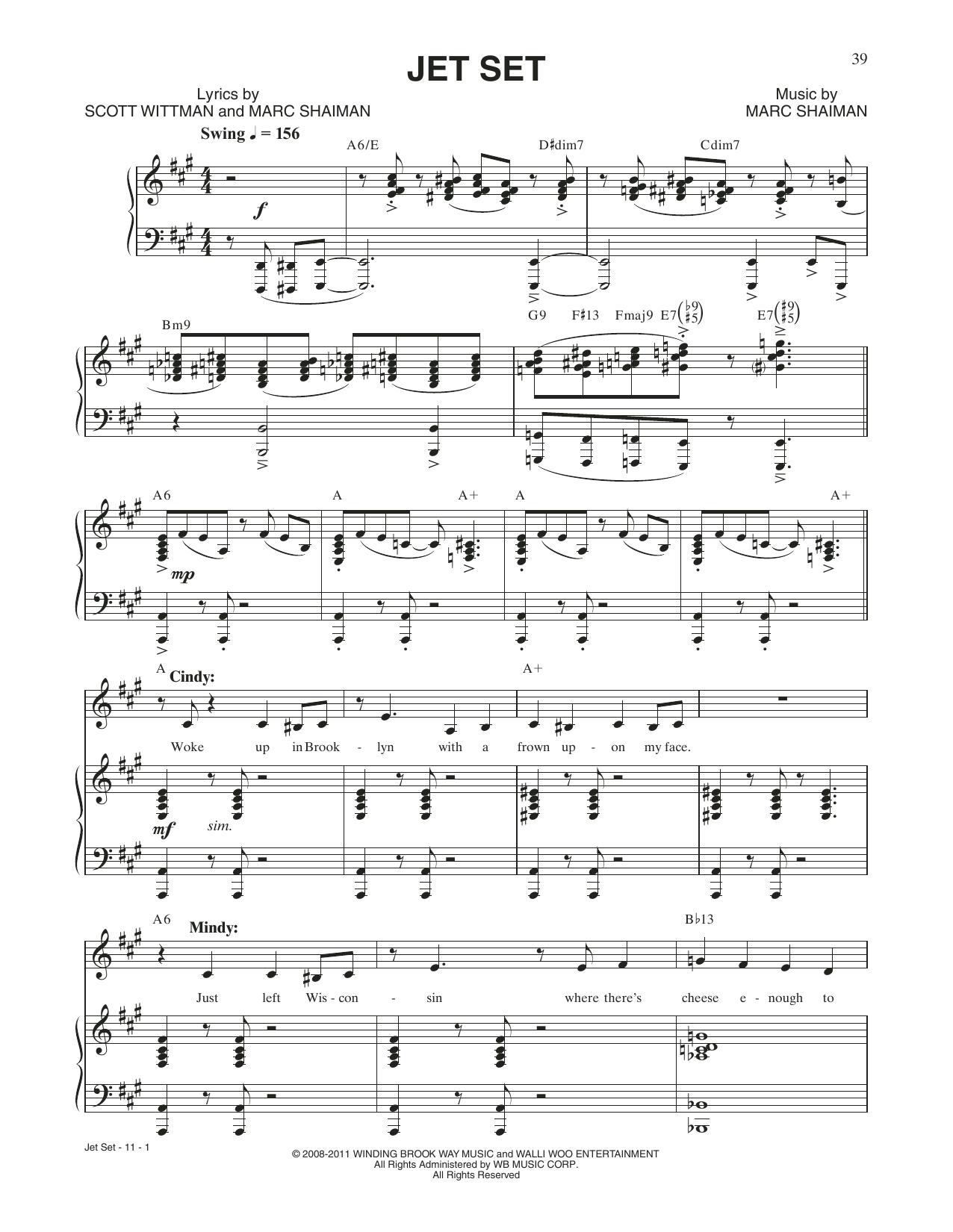 Jet Set (from Catch Me If You Can)