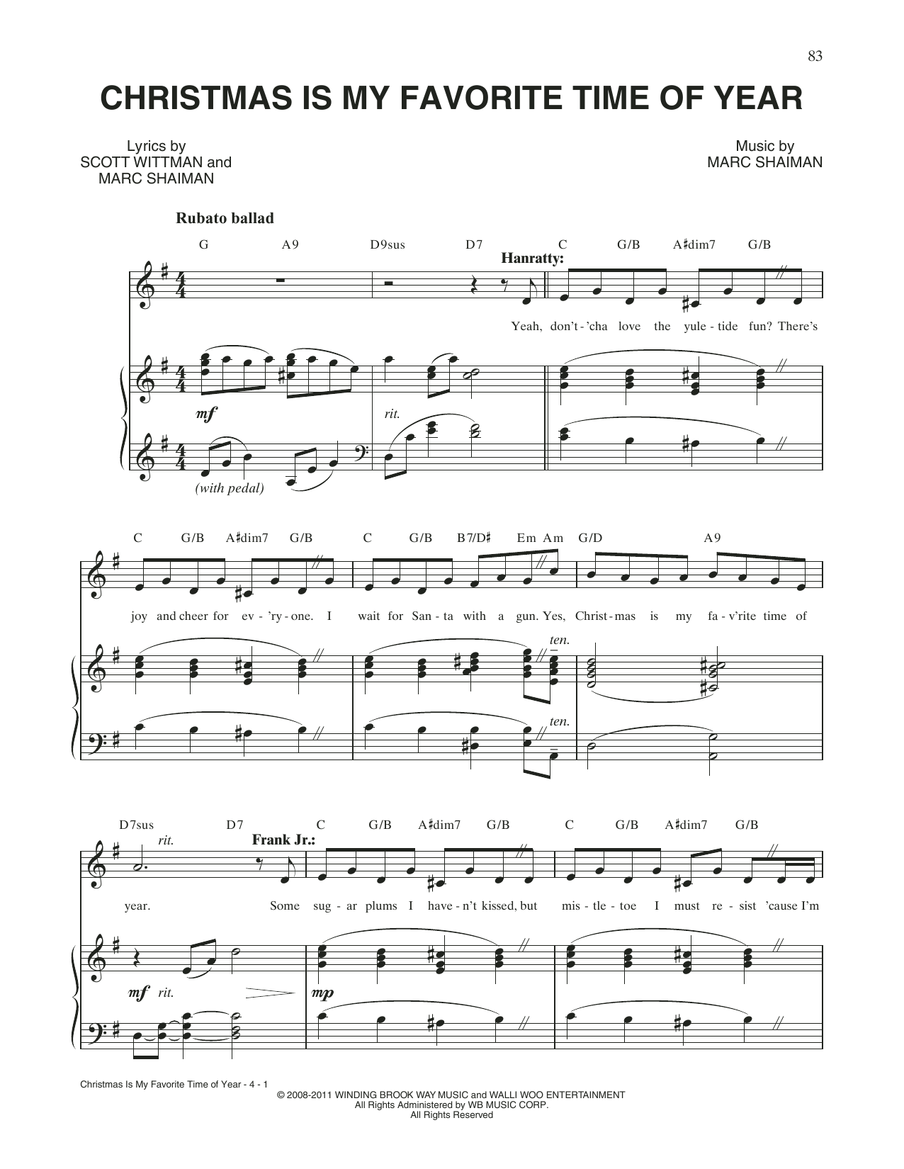 Christmas Is My Favorite Time Of Year (from Catch Me If You Can)