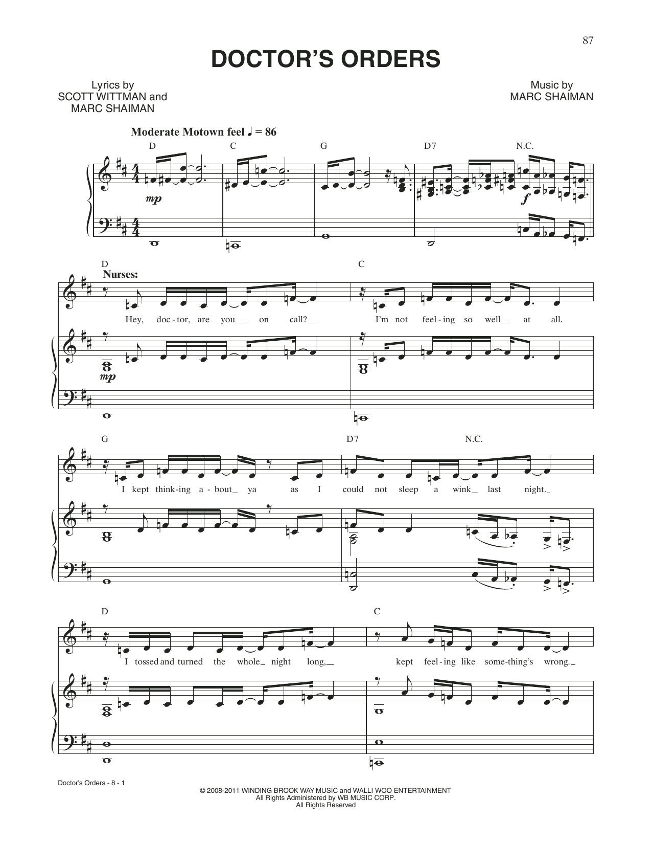 Doctor's Orders (from Catch Me If You Can)