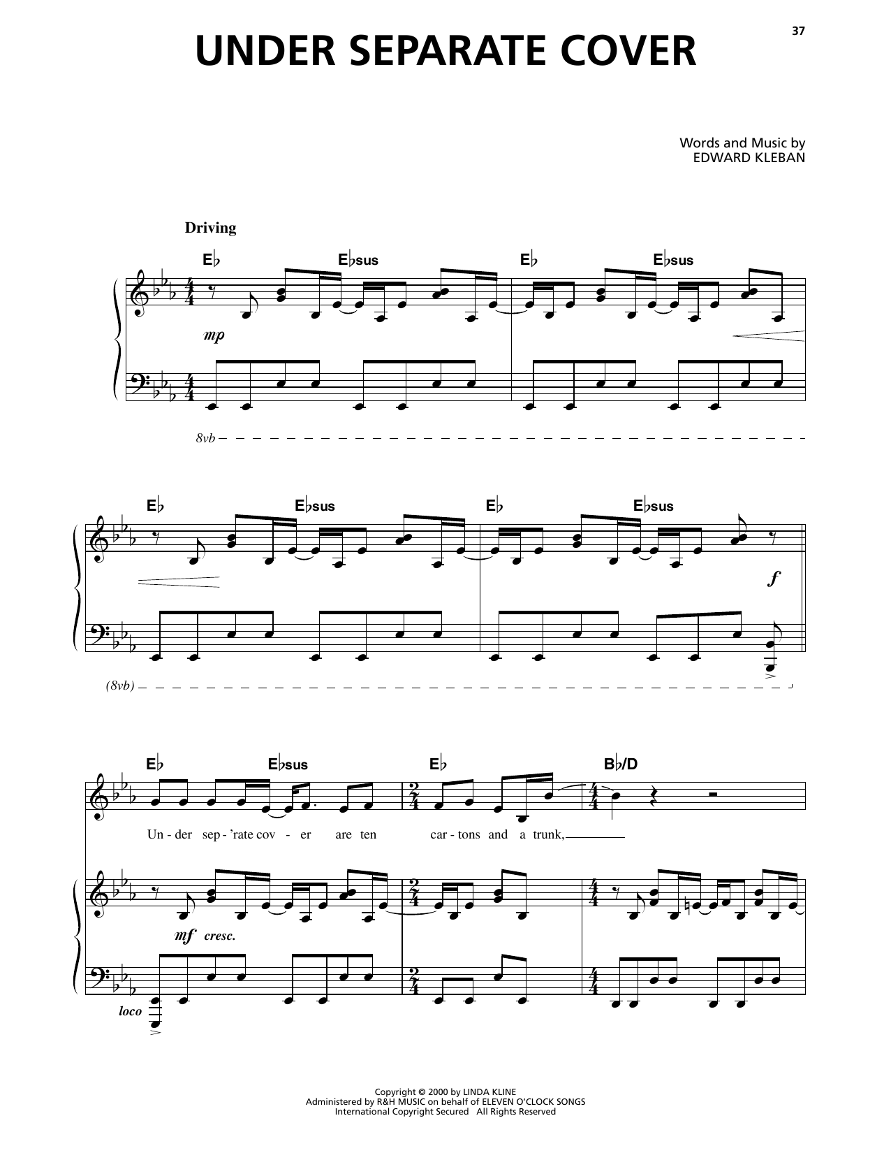 Under Separate Cover (from A Class Act)