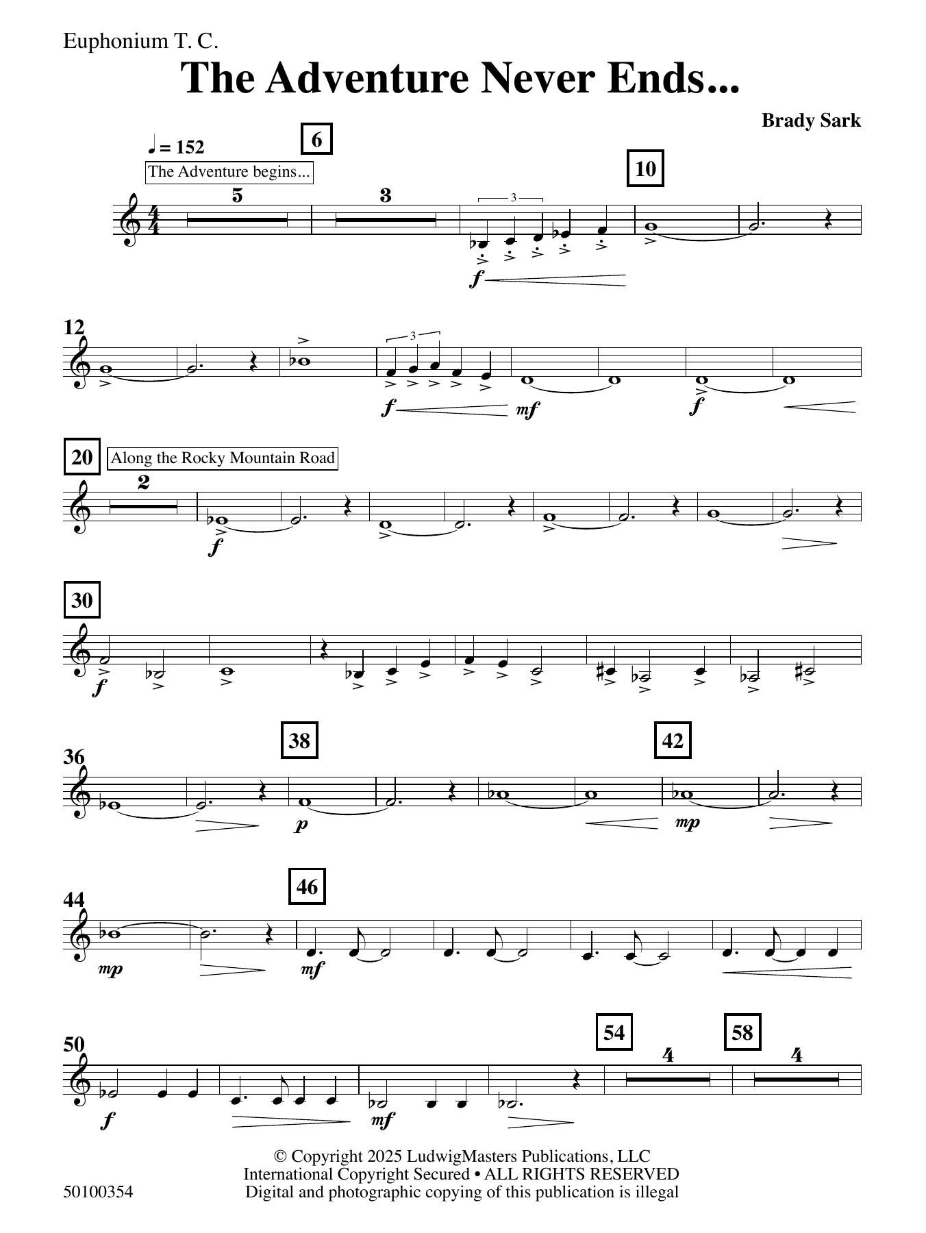 The Adventure Never Ends - Euphonium TC
