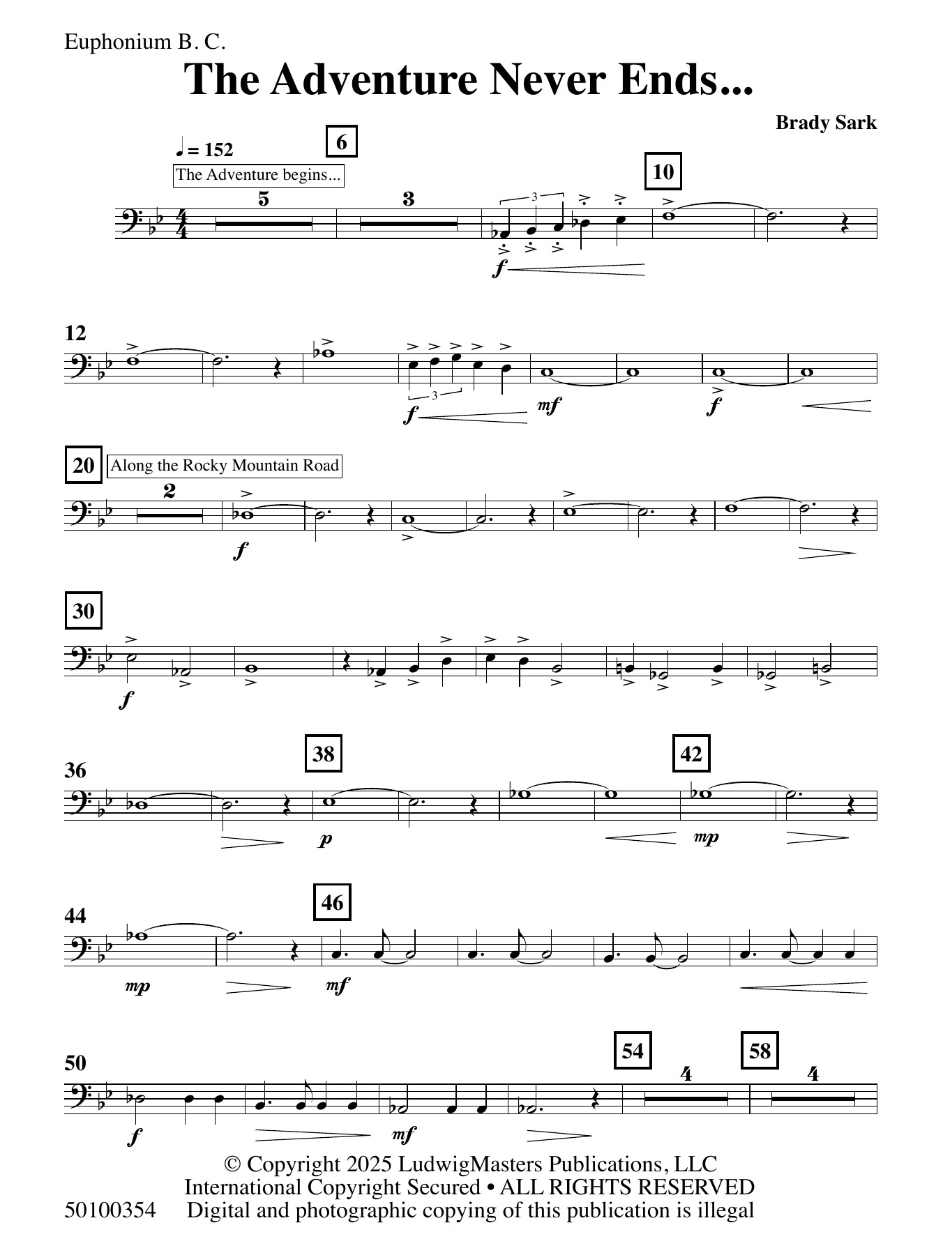 The Adventure Never Ends - Euphonium BC