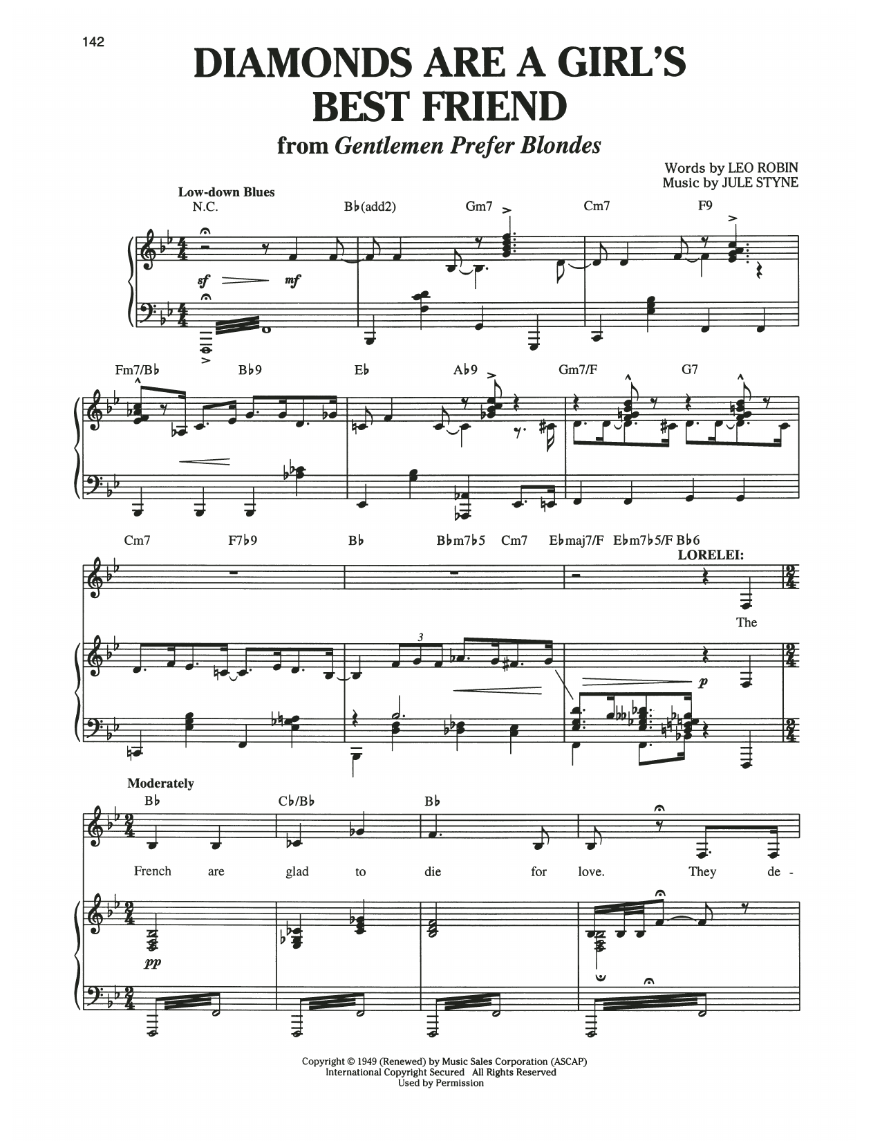 Diamonds Are A Girl's Best Friend (from Gentlemen Prefer Blondes)