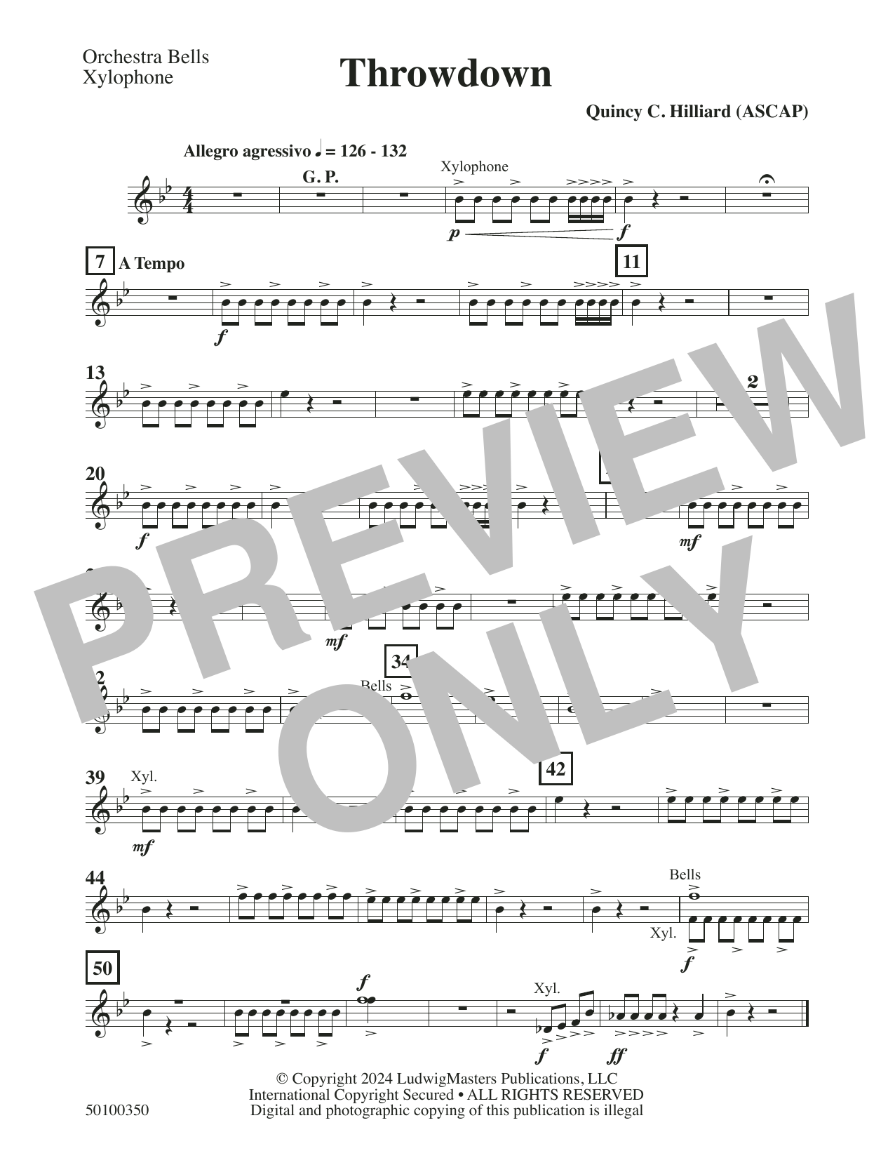 Throwdown - Percussion 1