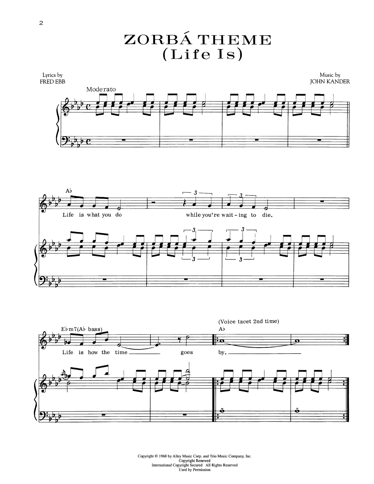 Zorba Theme (Life Is) (from Zorba)