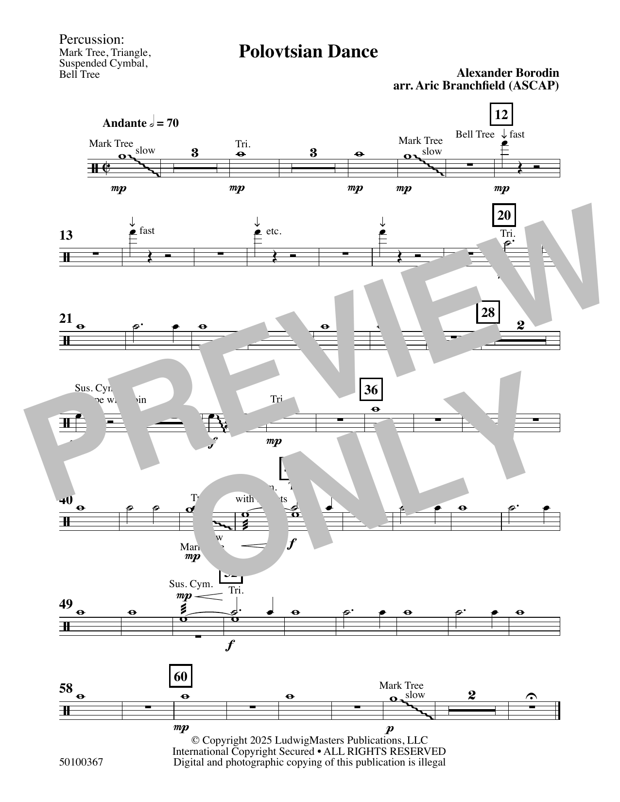 Polovtsian Dance (arr. Aric Branchfield) - Percussion