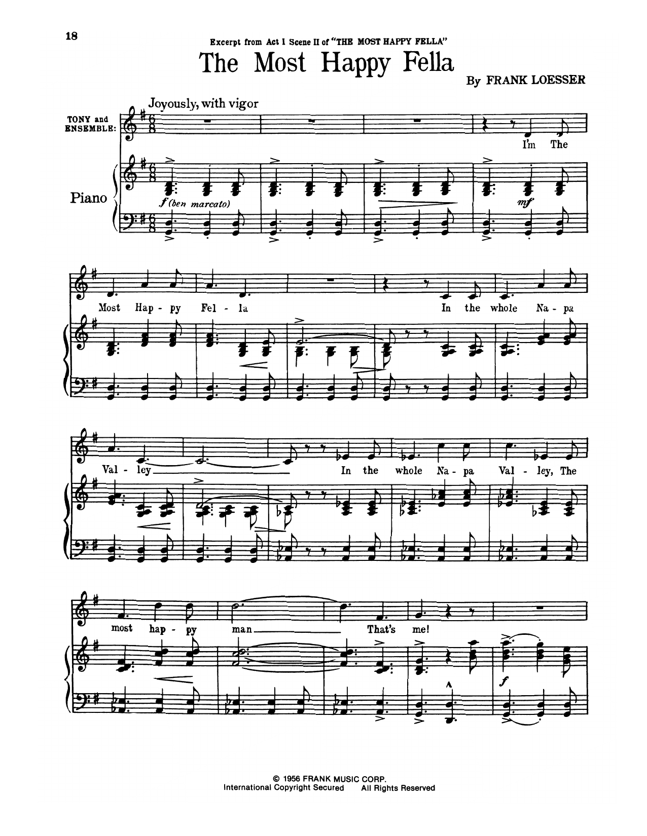 The Most Happy Fella