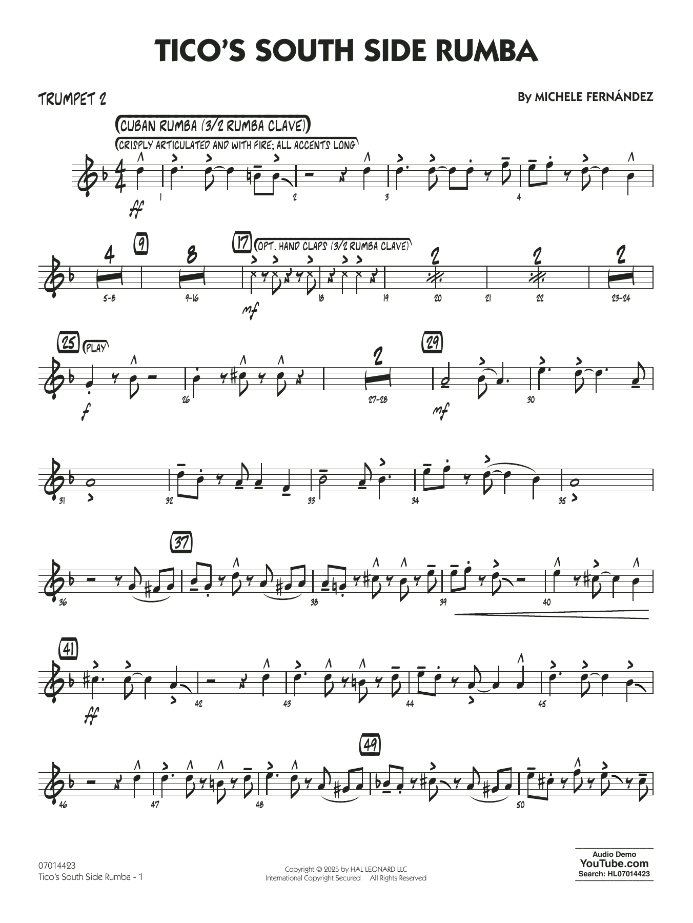 Tico's South Side Rumba - Trumpet 2