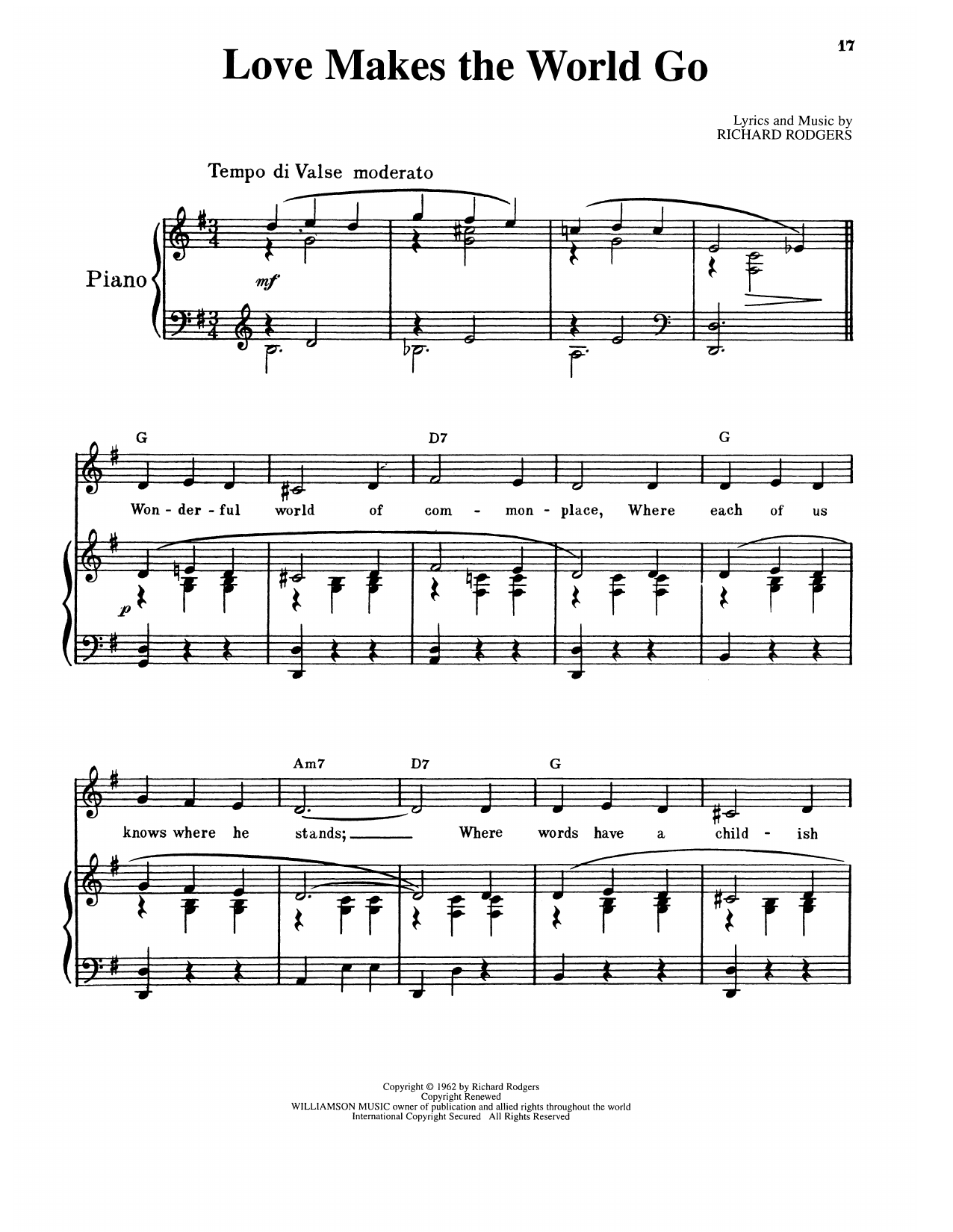 Love Makes The World Go (from No Strings)