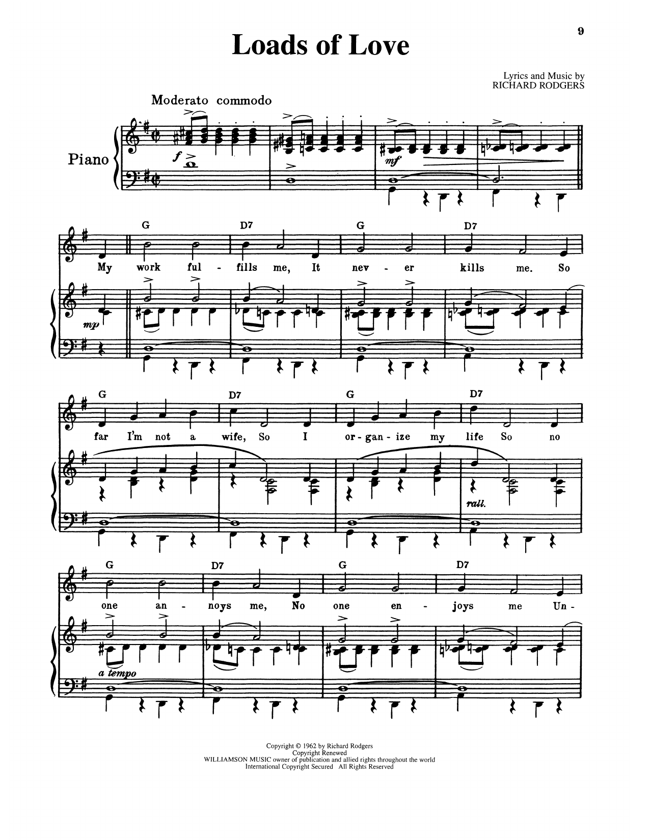 Loads Of Love (from No Strings)