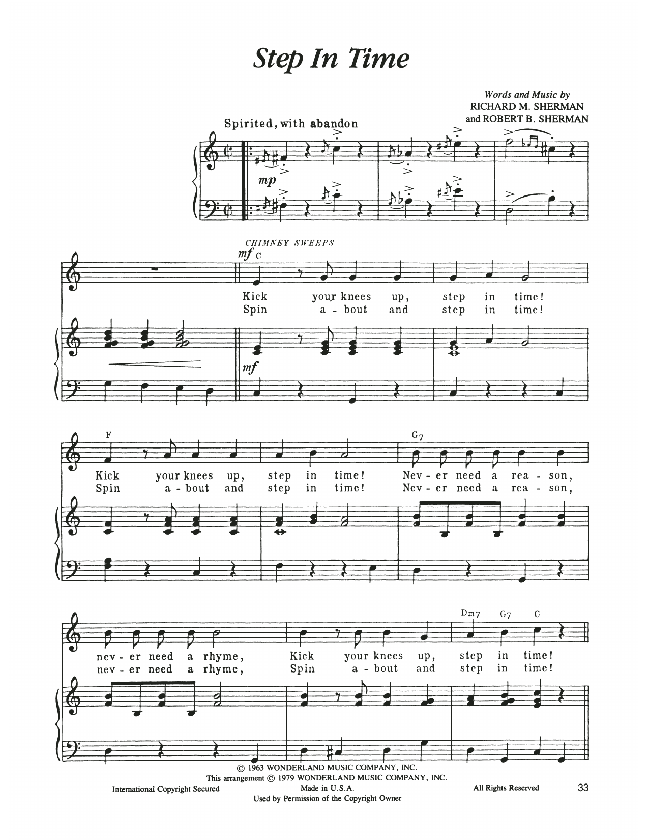 Step In Time (from Mary Poppins)