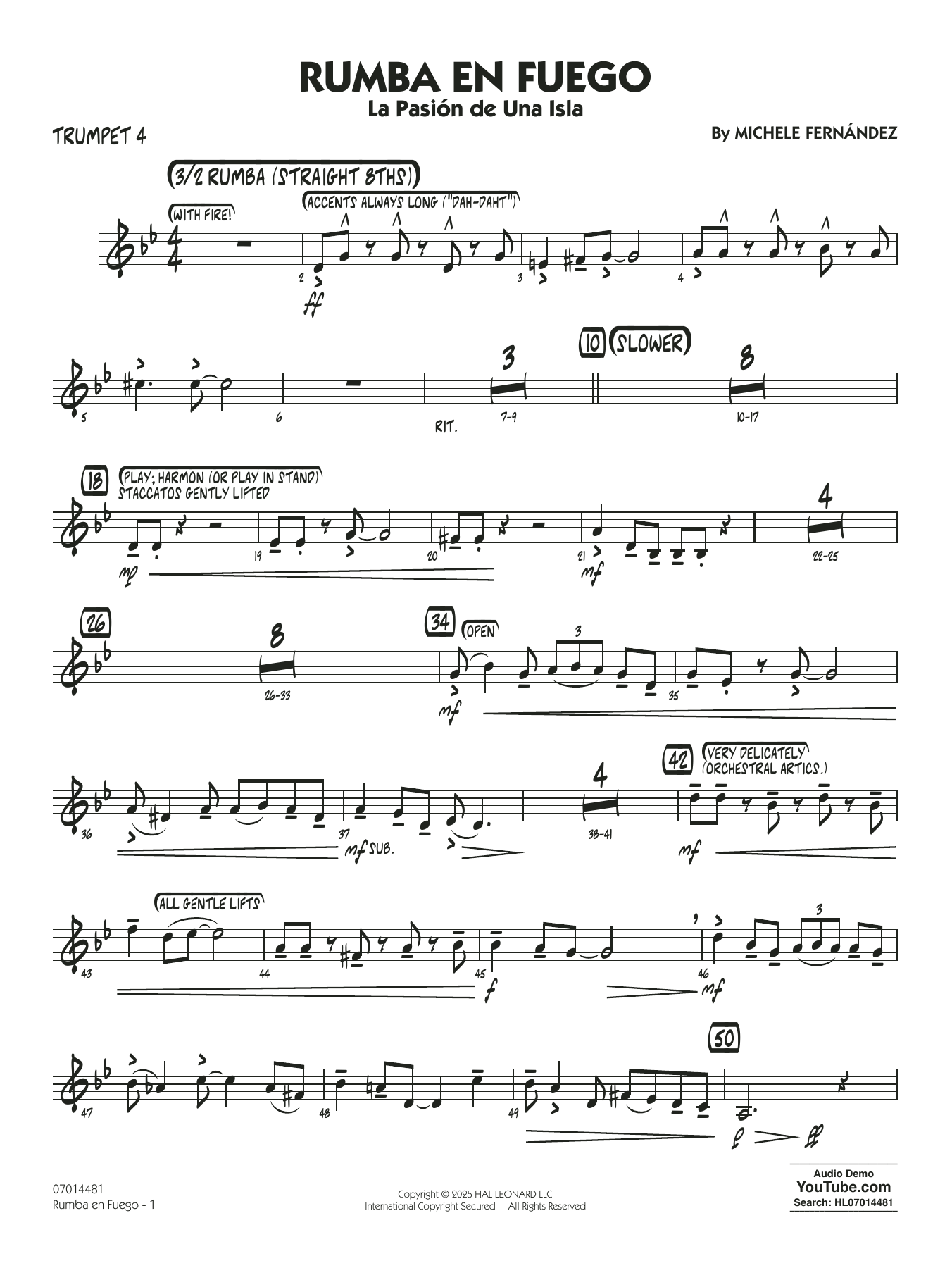 Rumba En Fuego - Trumpet 4
