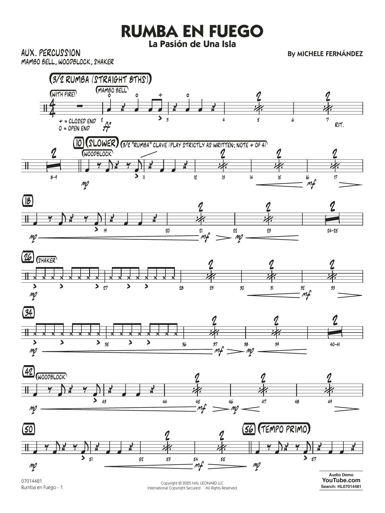 Rumba En Fuego - Aux Percussion