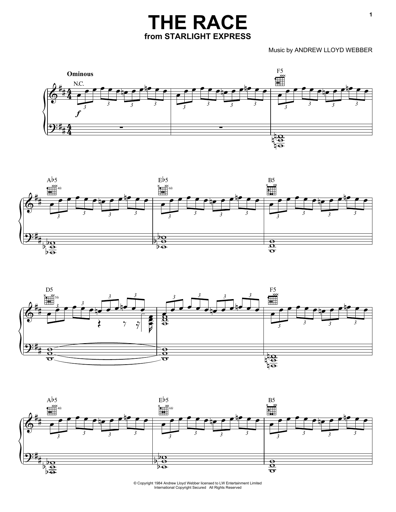 The Race (from Starlight Express)