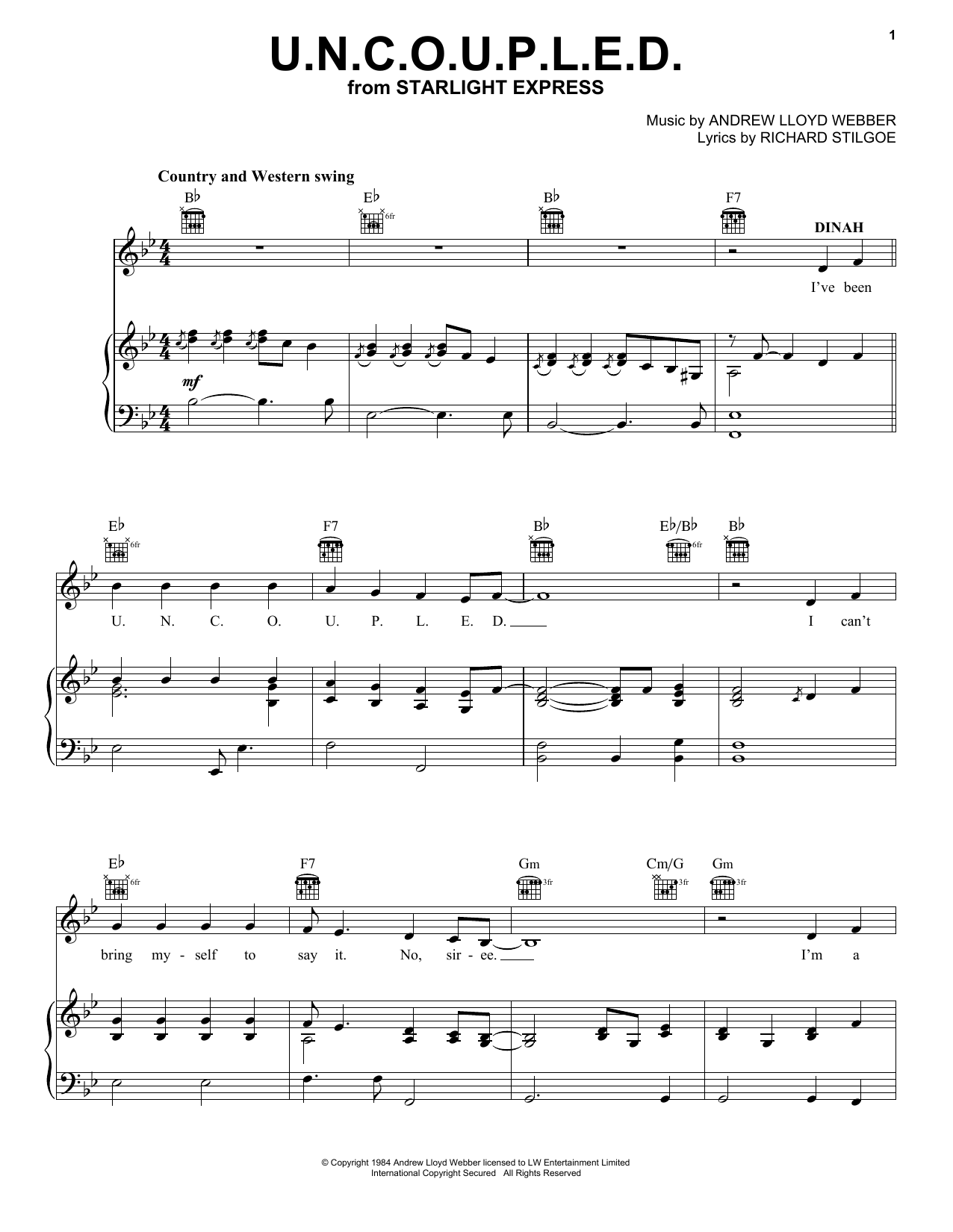 U.N.C.O.U.P.L.E.D. (from Starlight Express)