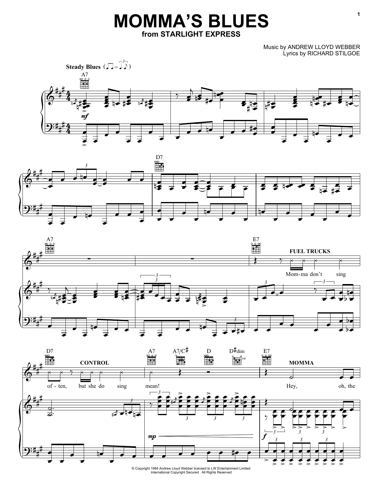 Momma's Blues (from Starlight Express)